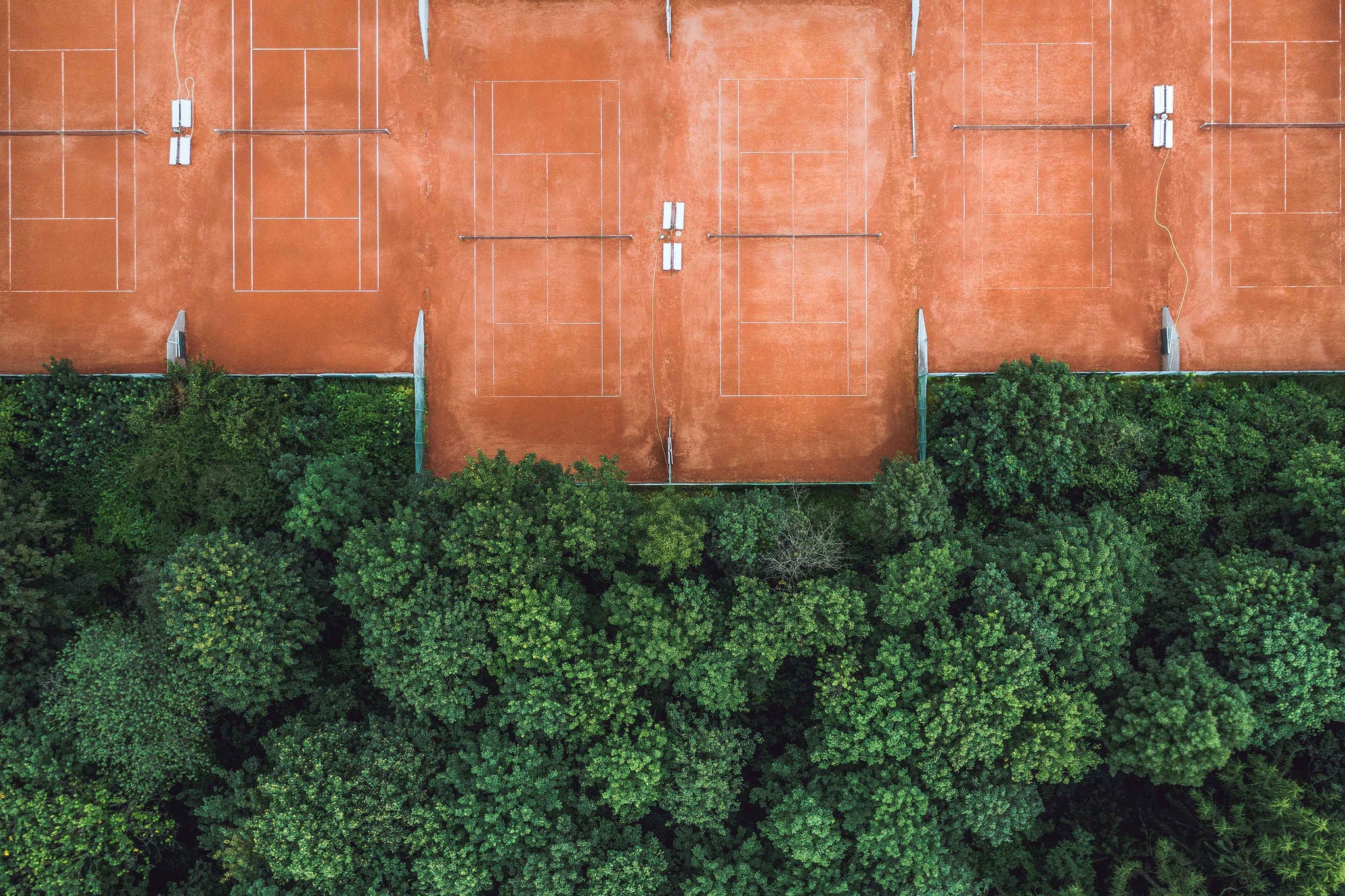 Tennis courts at Marienburger sports club