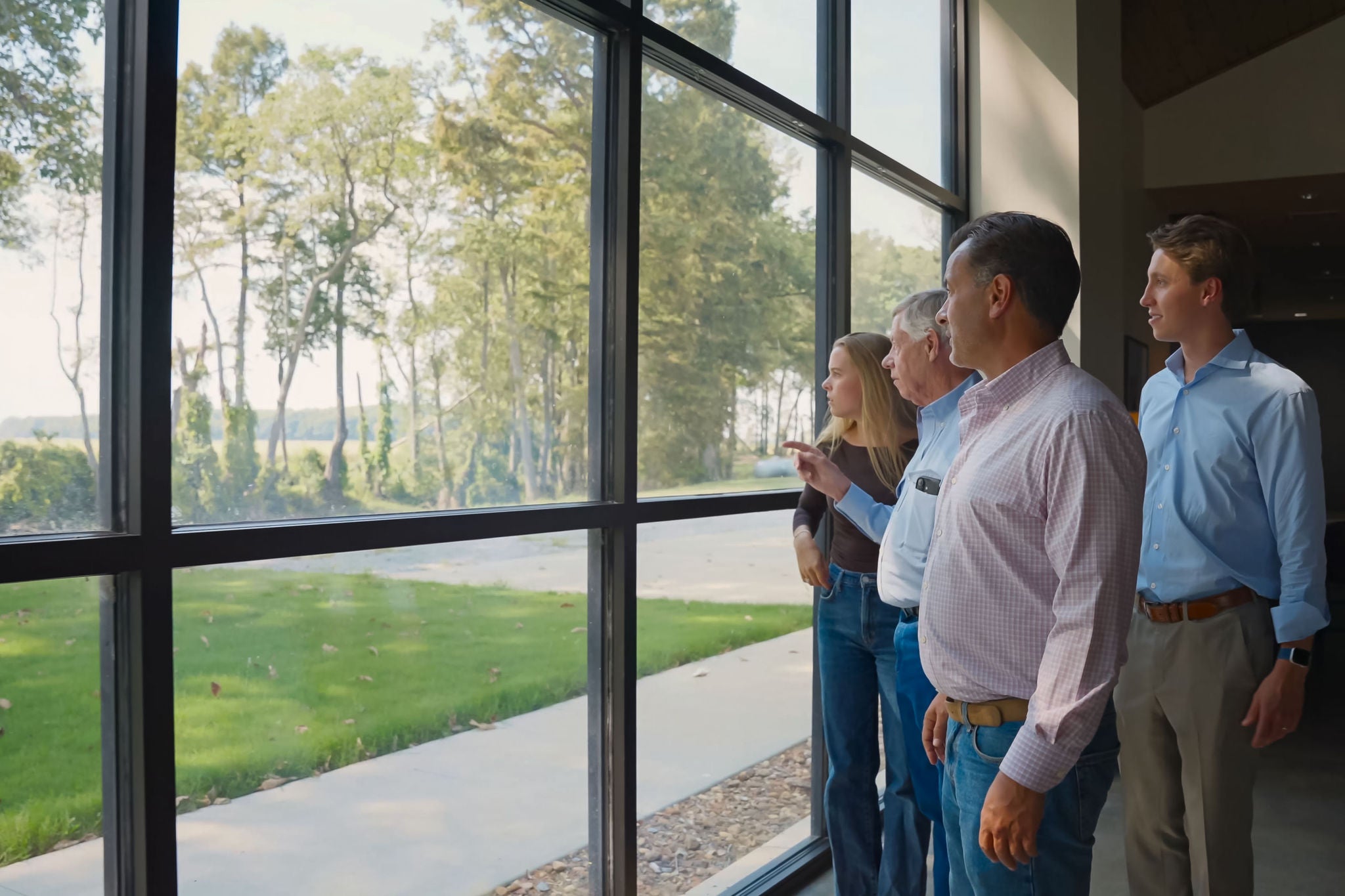 holden conner family by window