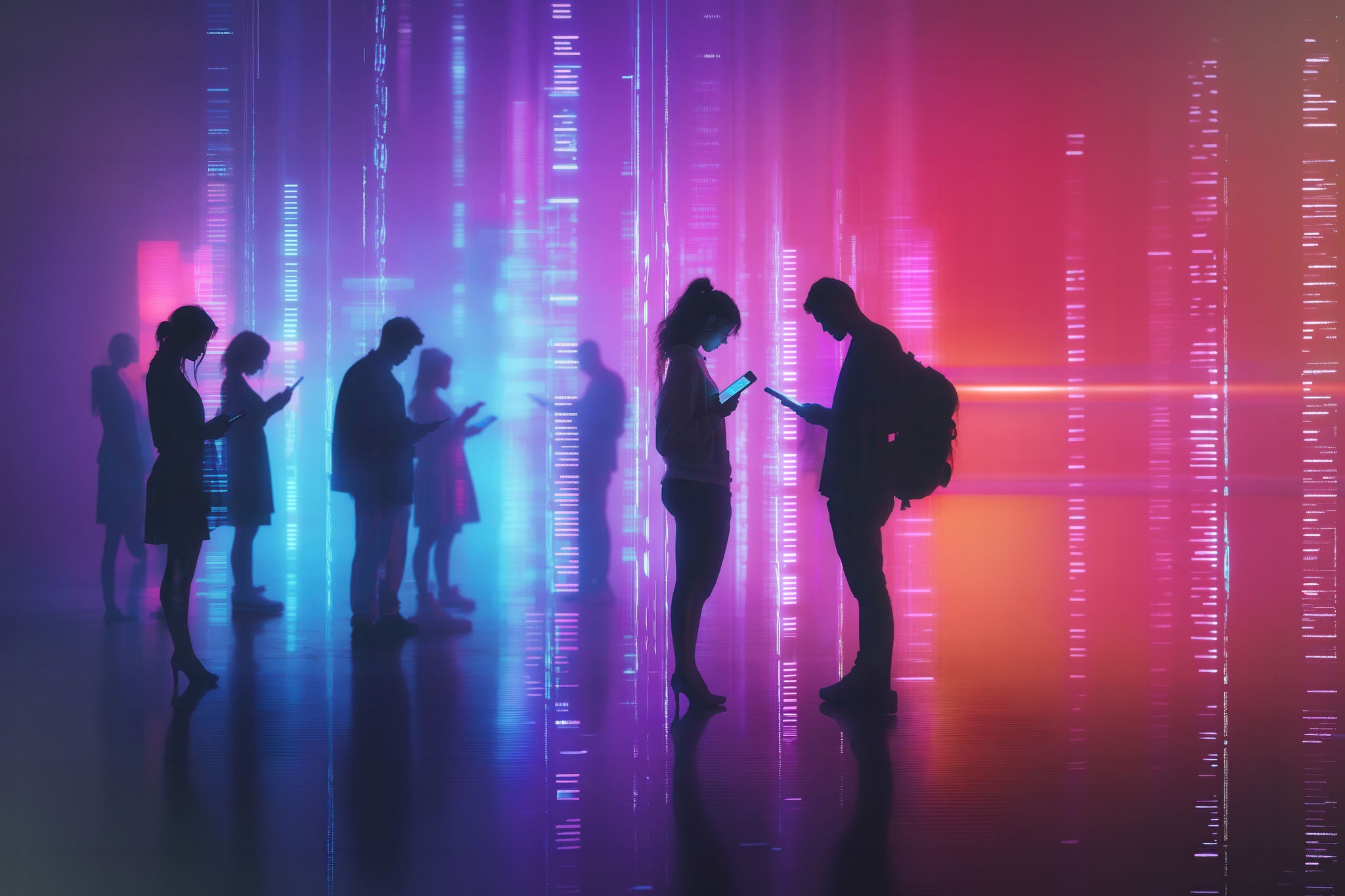 Man working on laptop while sitting in kitchen at home