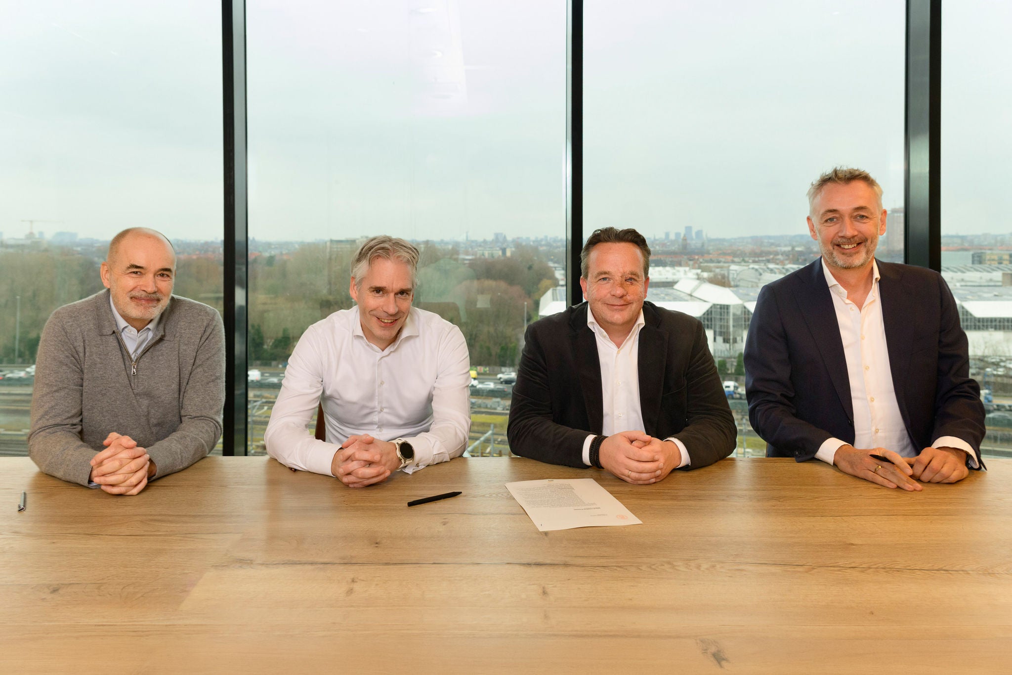 Ondertekening: EY en Bluefield