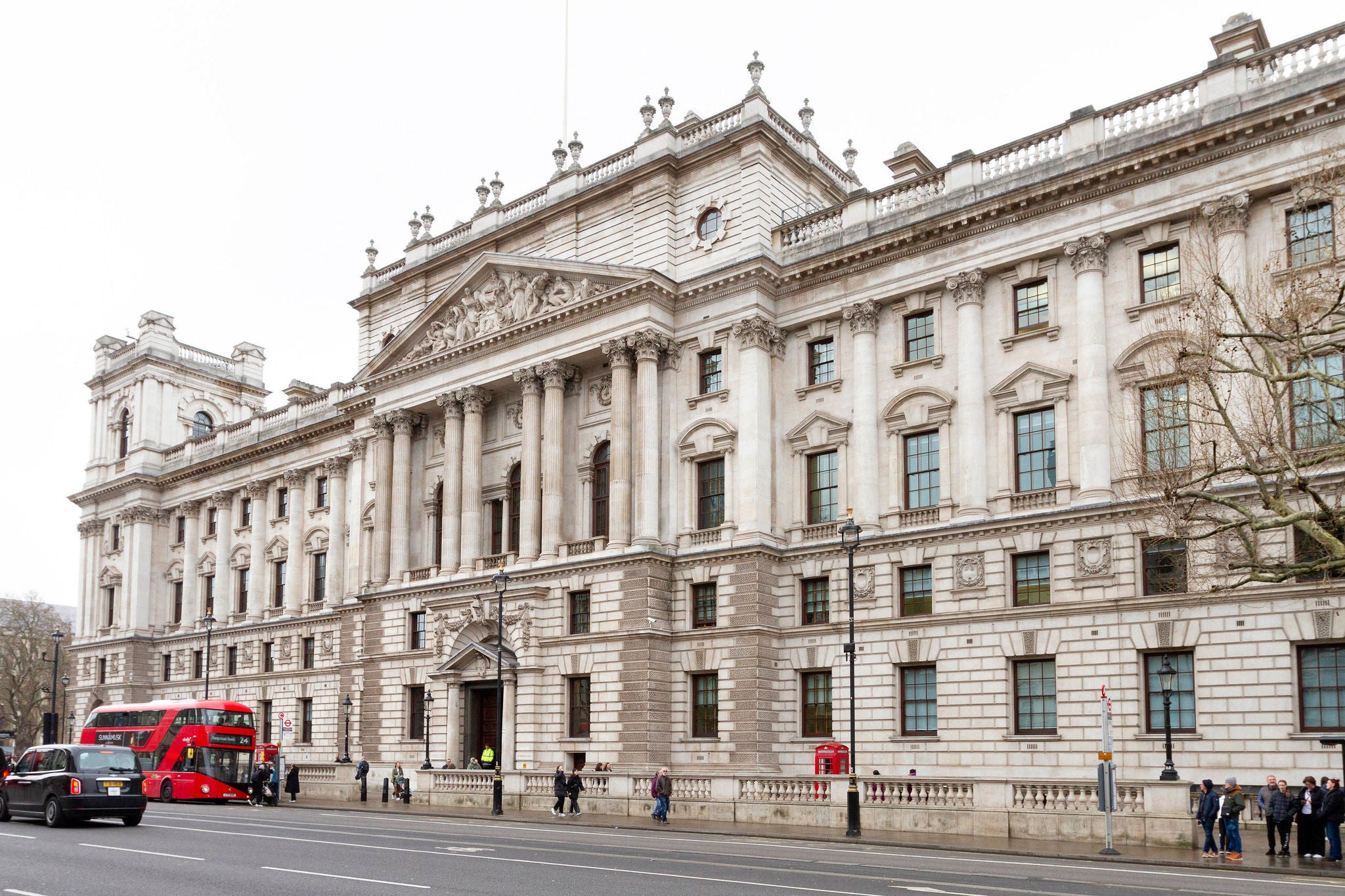 Finanzamt in London, England, Grossbritannien