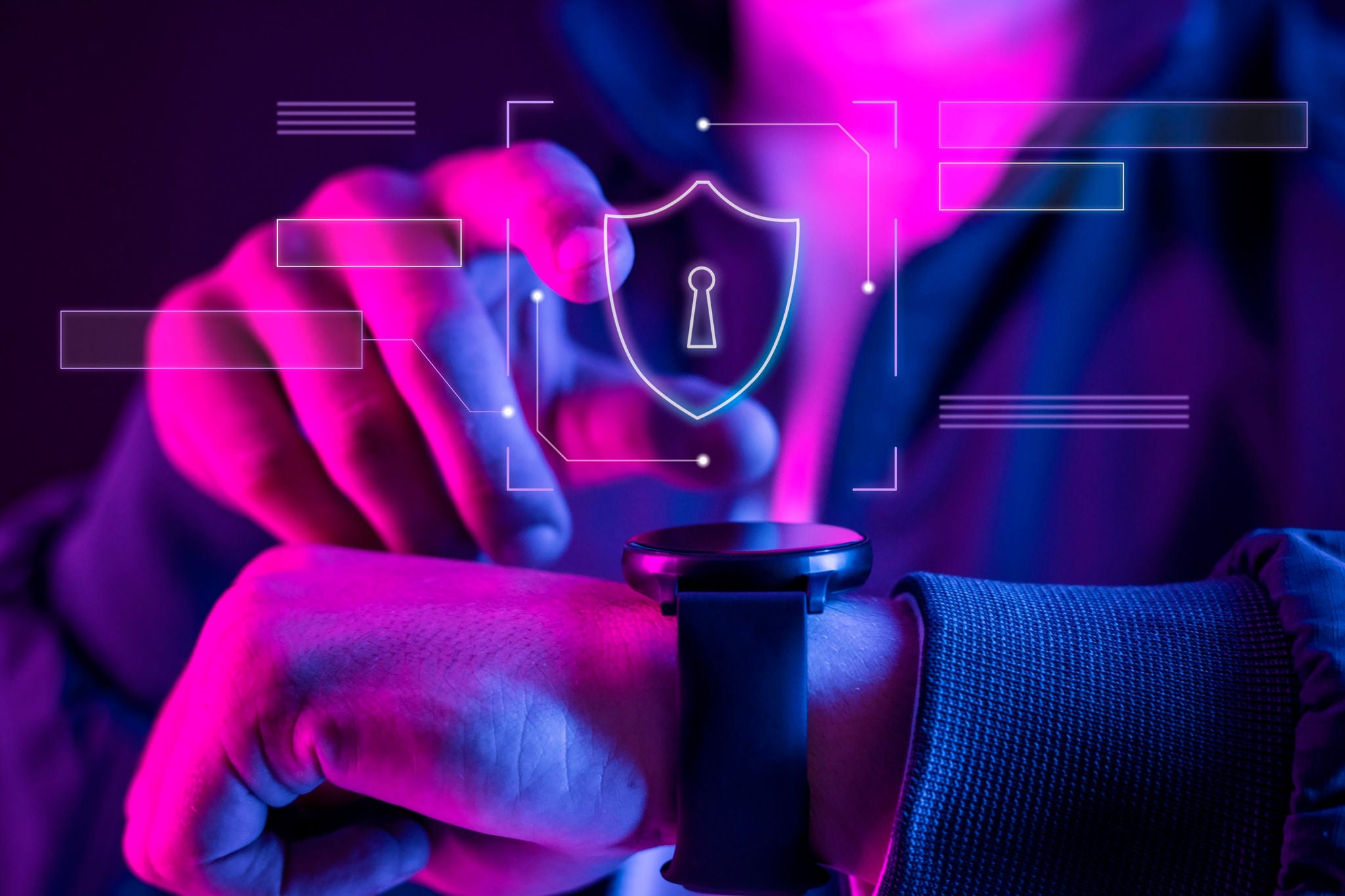 man-hand-with-wrist-watch-abstract-image