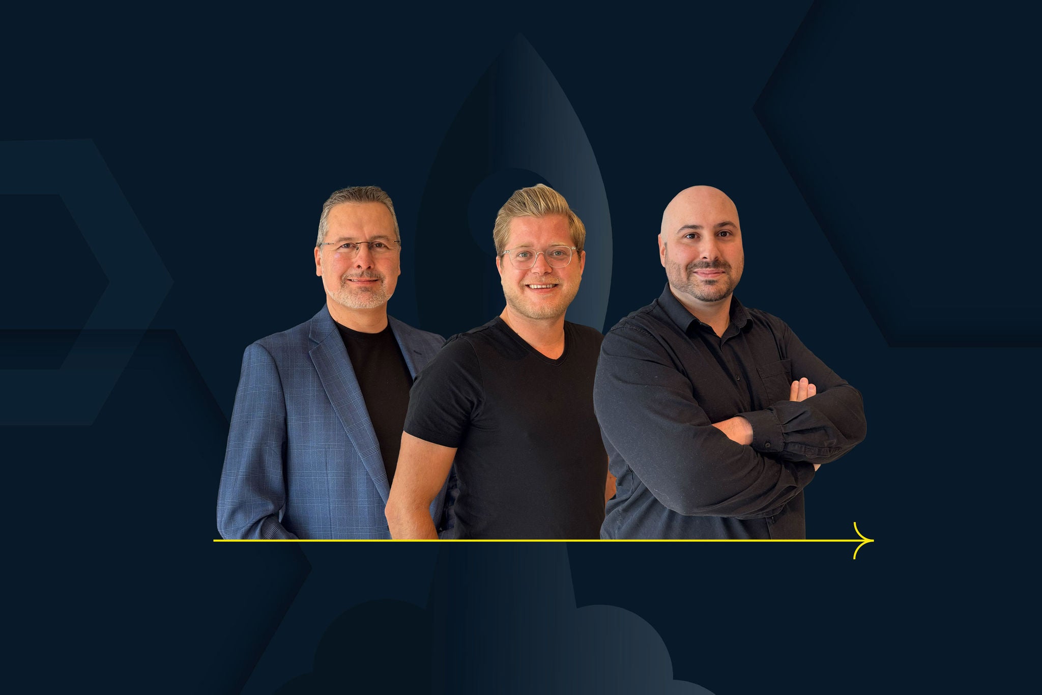 BFlorian Slezak (Microsoft), Johannes Ferner (fiskaly) und Manuel Löw-Beer (spixnet) im "Höher hinaus"-Podcast