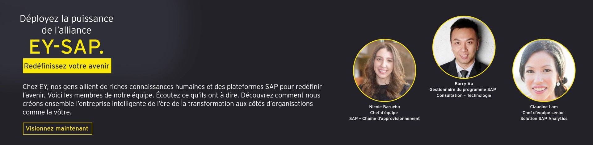 EY libérer EY SAP x mise à jour bannière