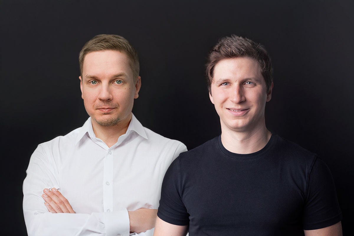 Retrato fotográfico de Pekka Laurila y Rafal Modrzewski