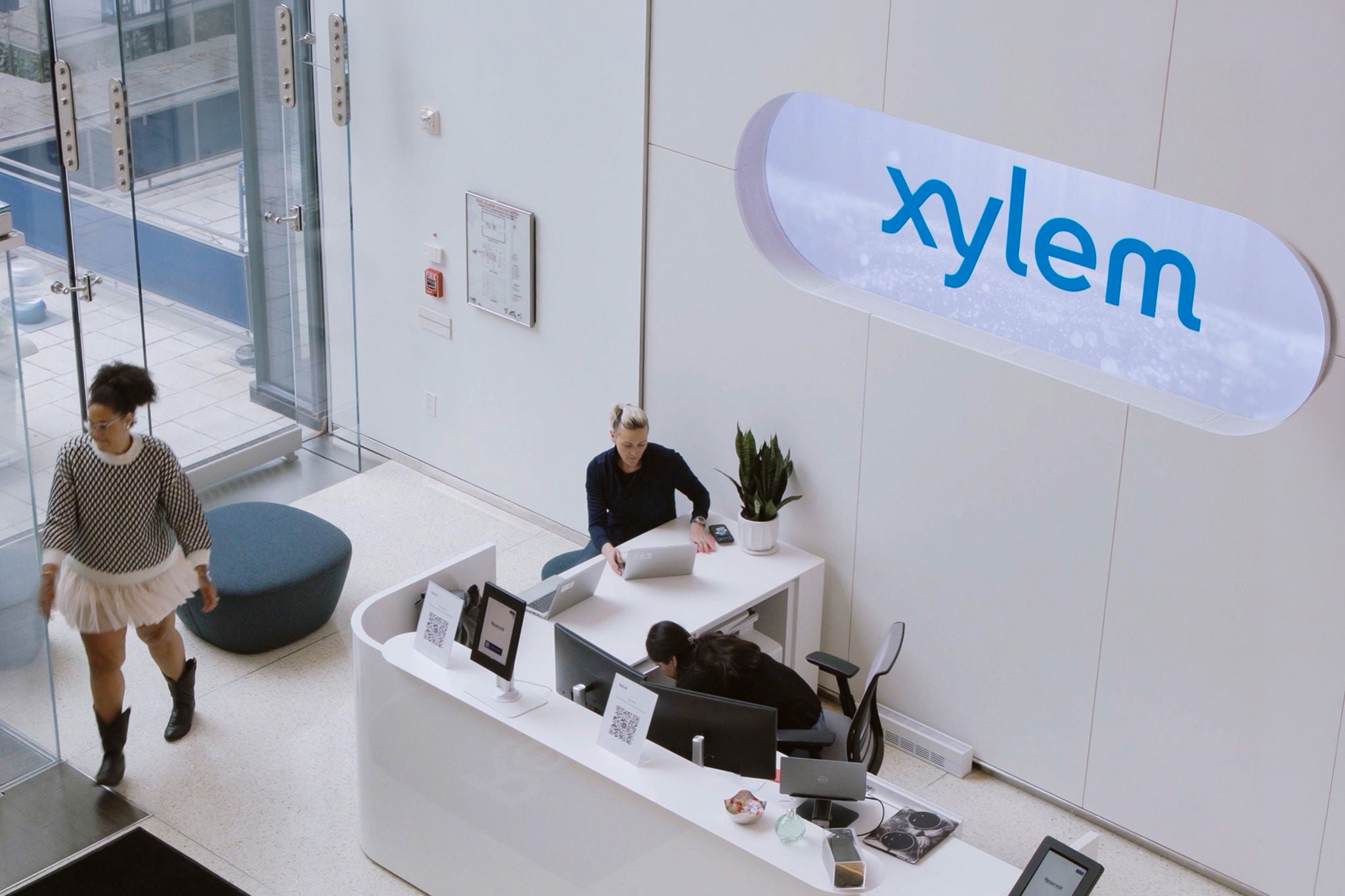 Foyer of Xylem office