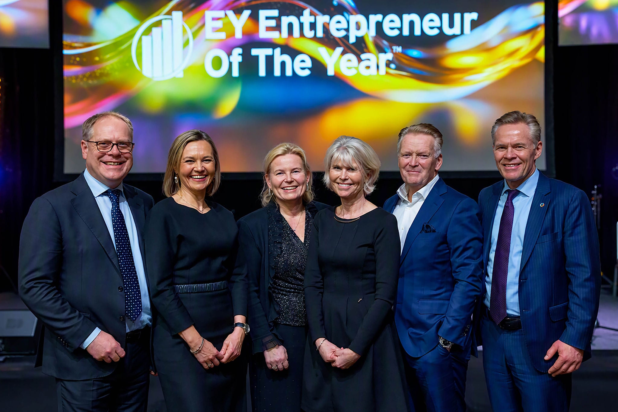 Bilde av juryen for EY Entrepreneur Of The Year i Norge.