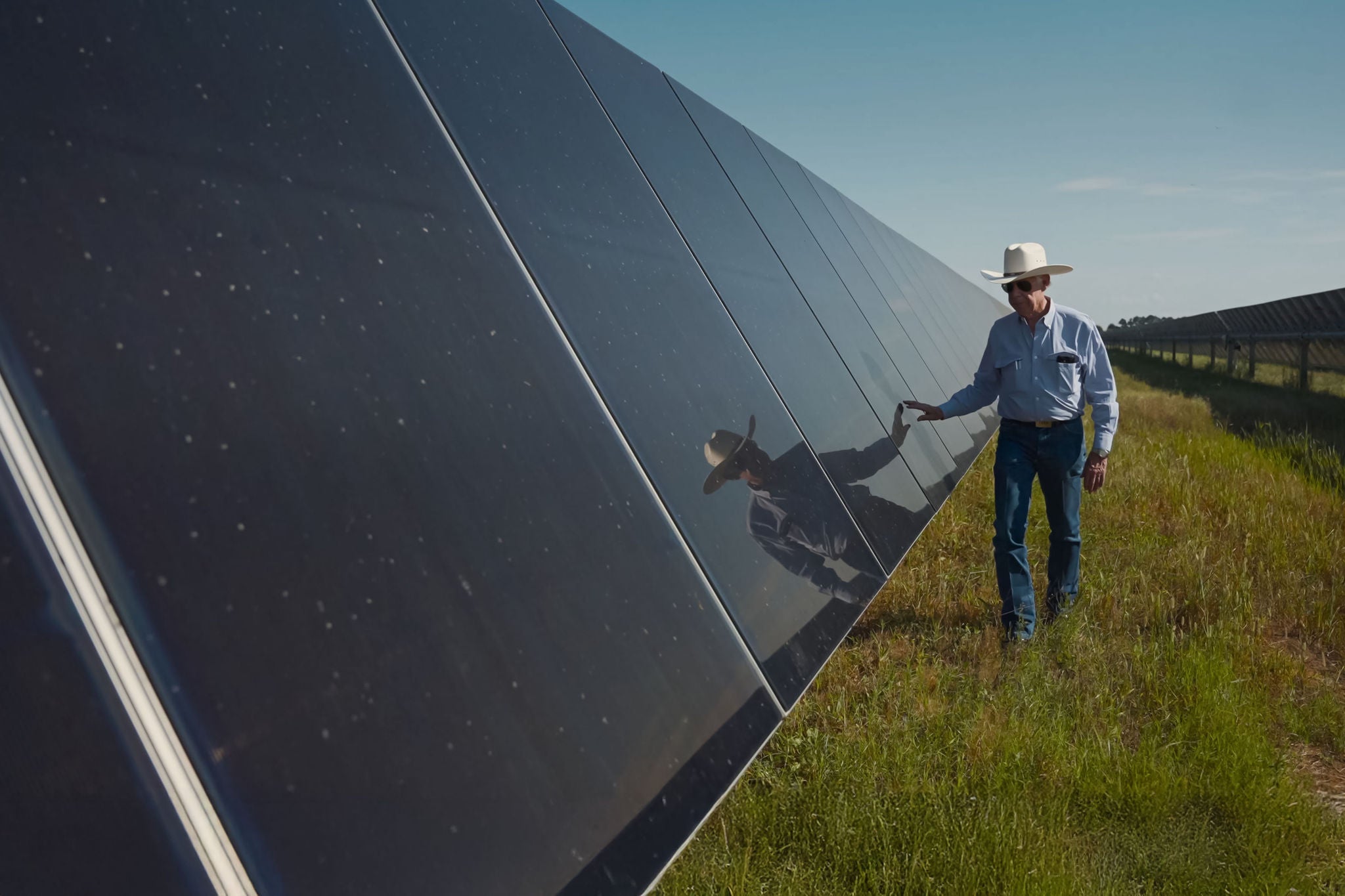 holden conner father by solar panels