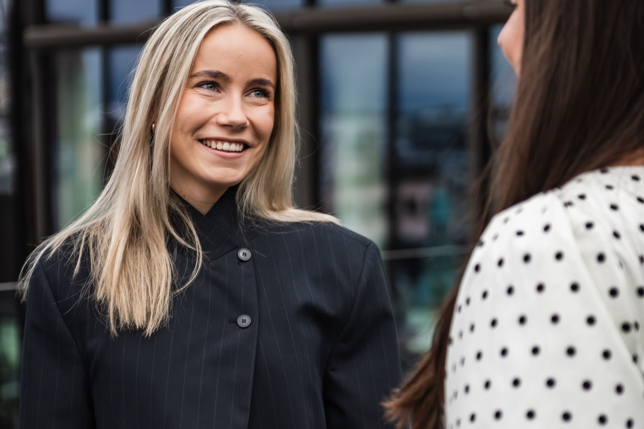 Student exploring career opportunities through professional networking
