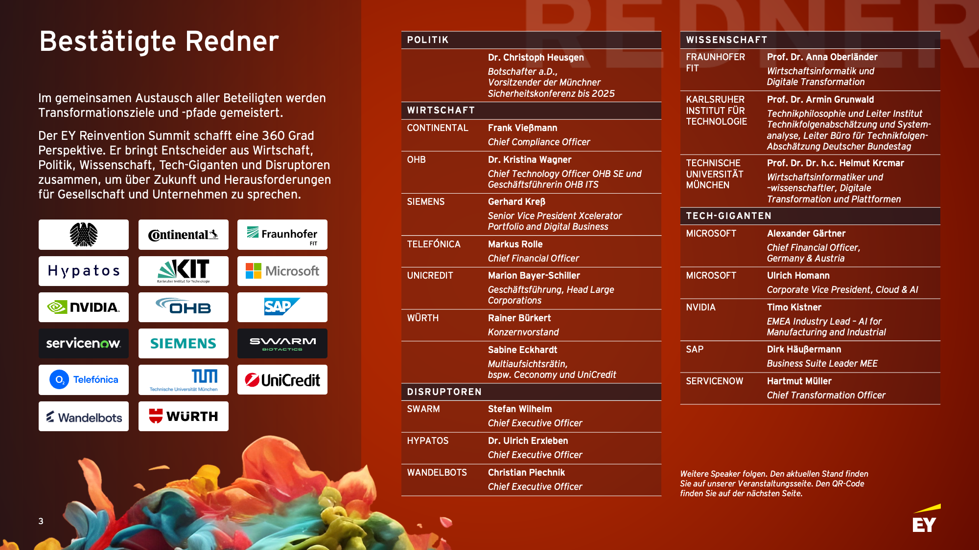 EY Reinvention Summit 2026 Speaker