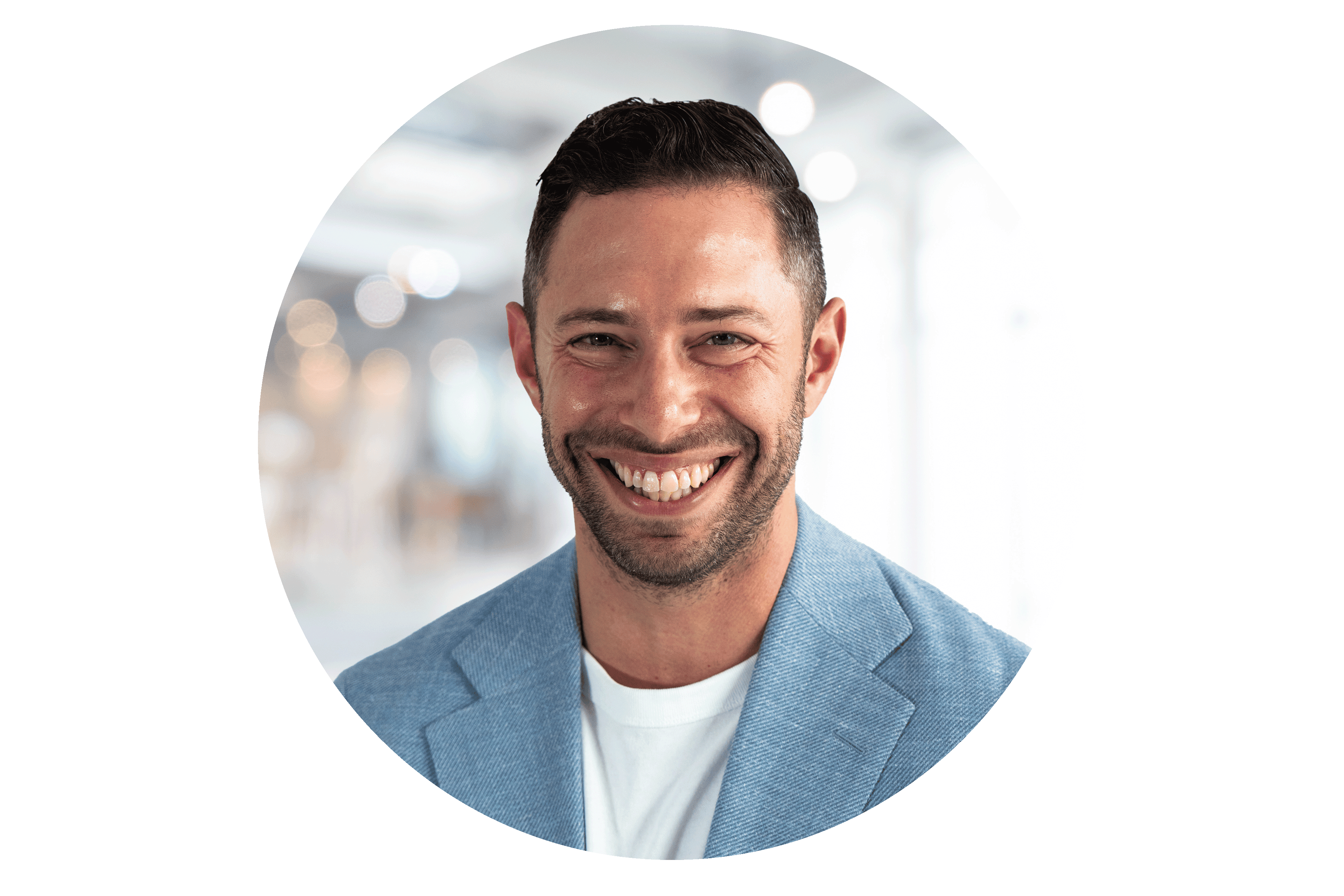 A photographic portrait of David Hyman