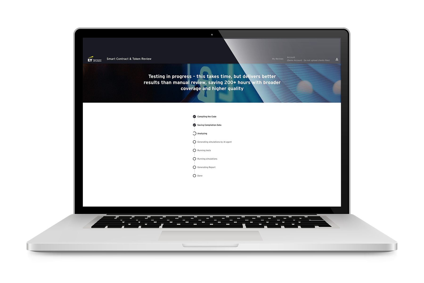 Smart contract resources screen
