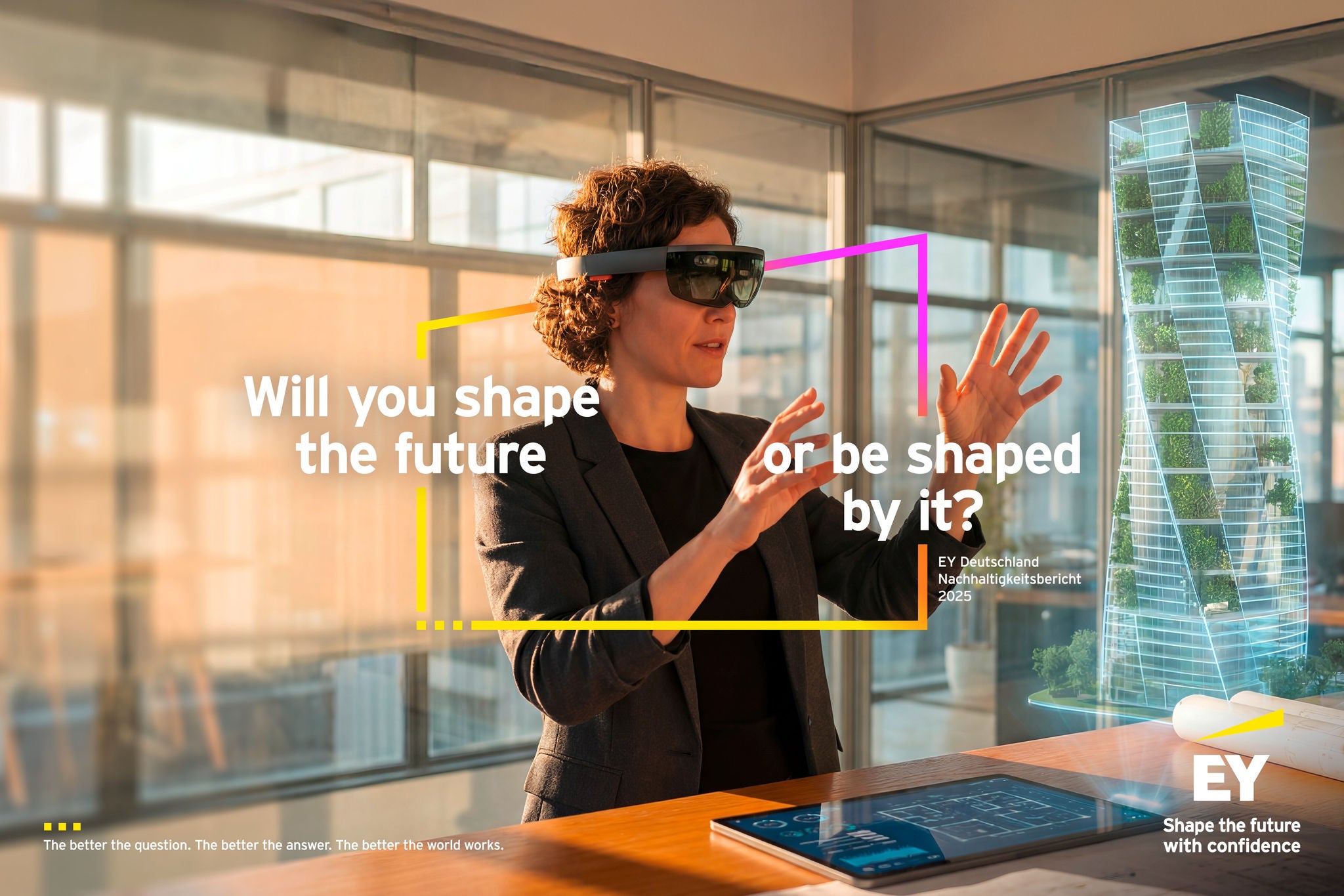 Cover des EY-Nachhaltigkeitsberichts 2025