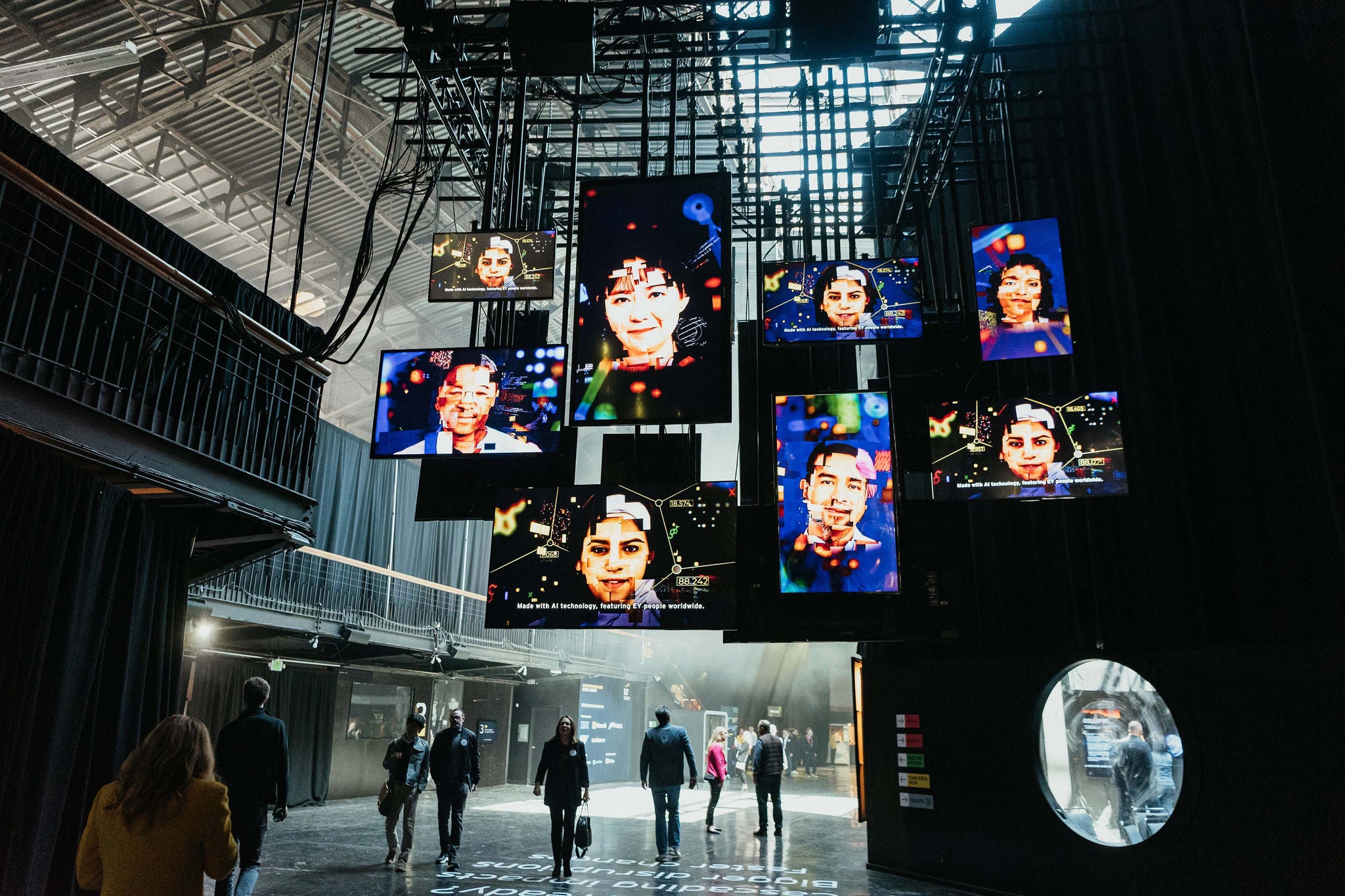 EY faces of AI are seen at the Innovation Realized Global Summit 2024