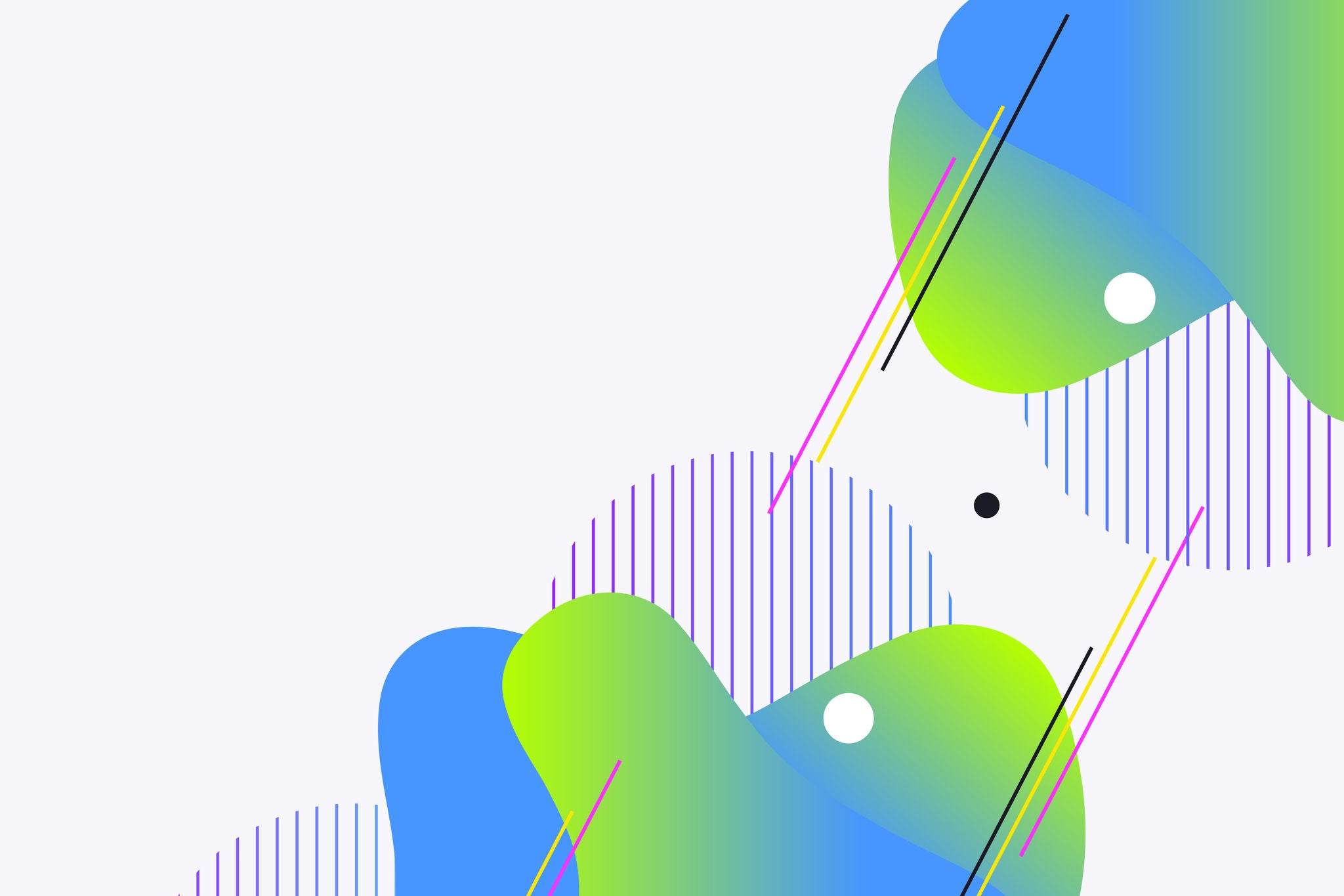 Formes abstraites bleu vert en degrade avec lignes diagonales