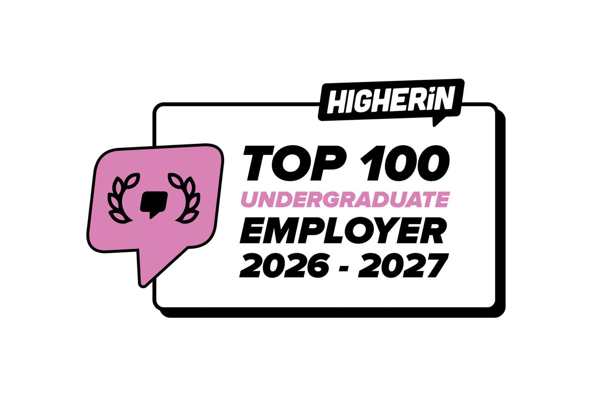 Logo for top 100 undergraduate employer
