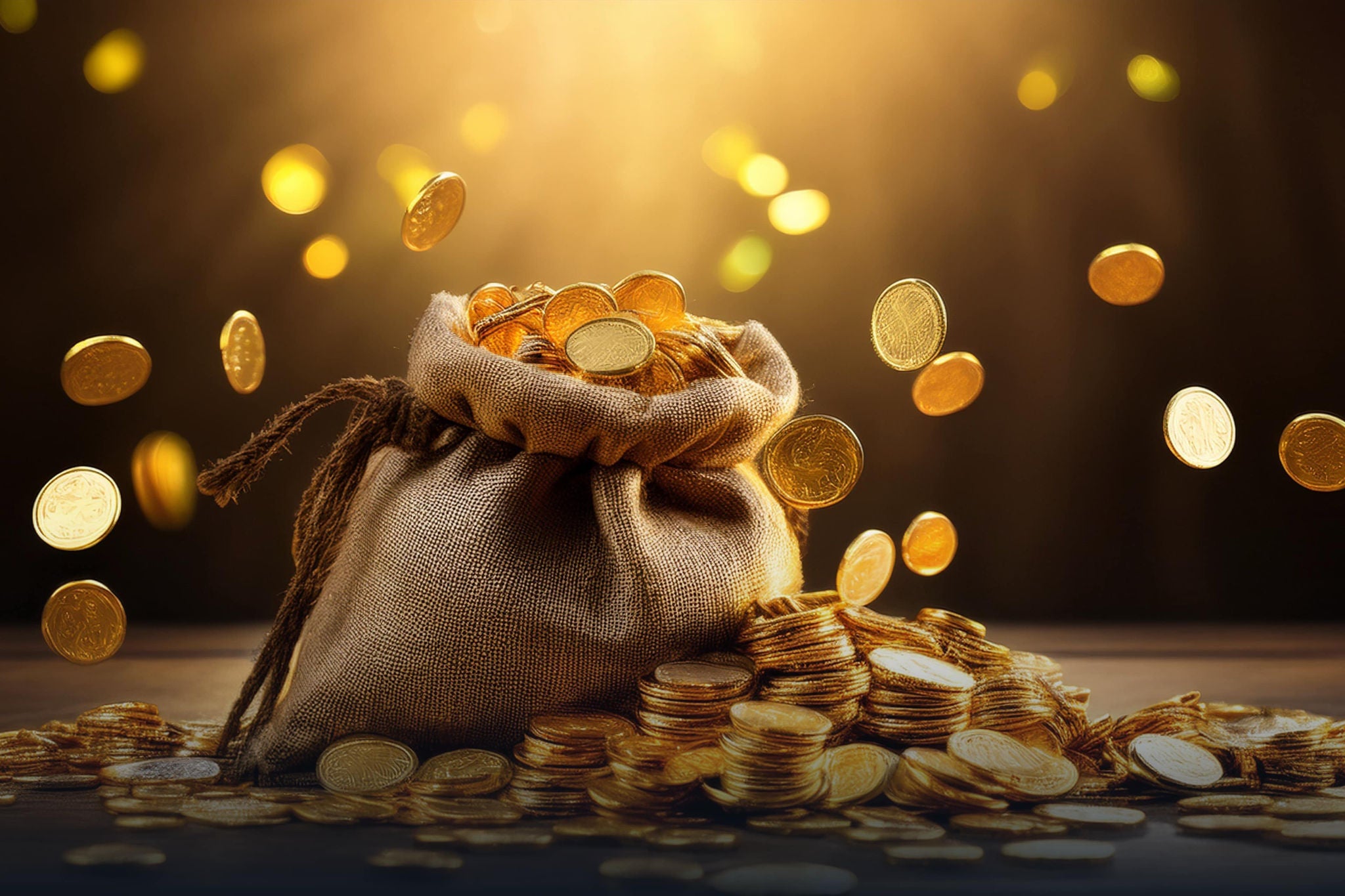 A smiling young woman with headphones and folders, standing outdoors on a college campus.