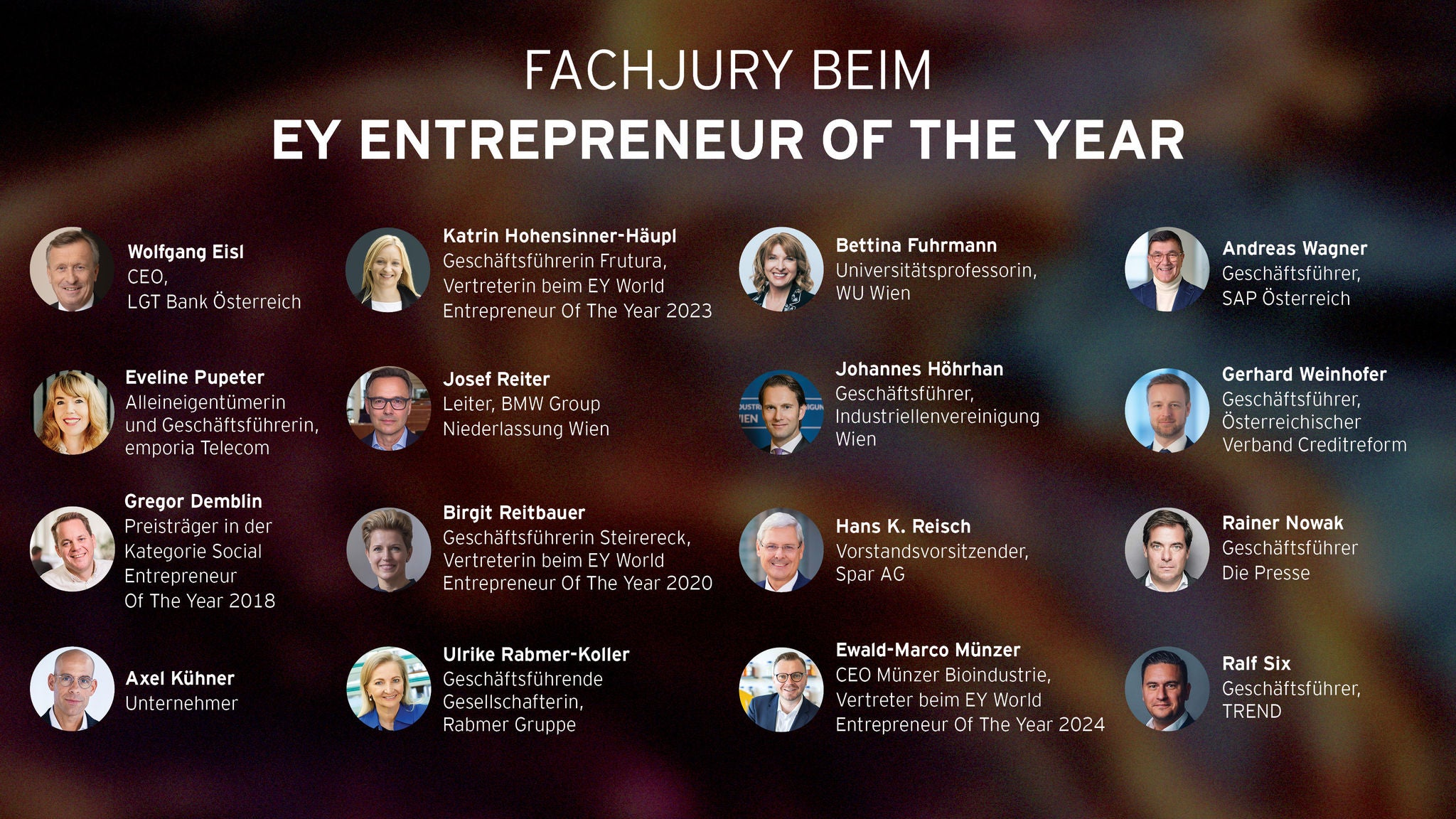 Fachjury Entrepreneur of The Year