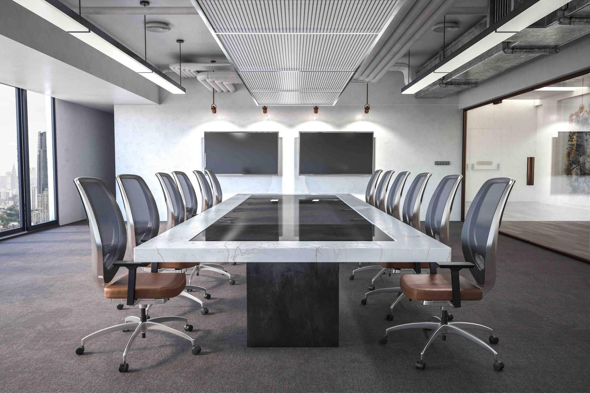 Modern boardroom