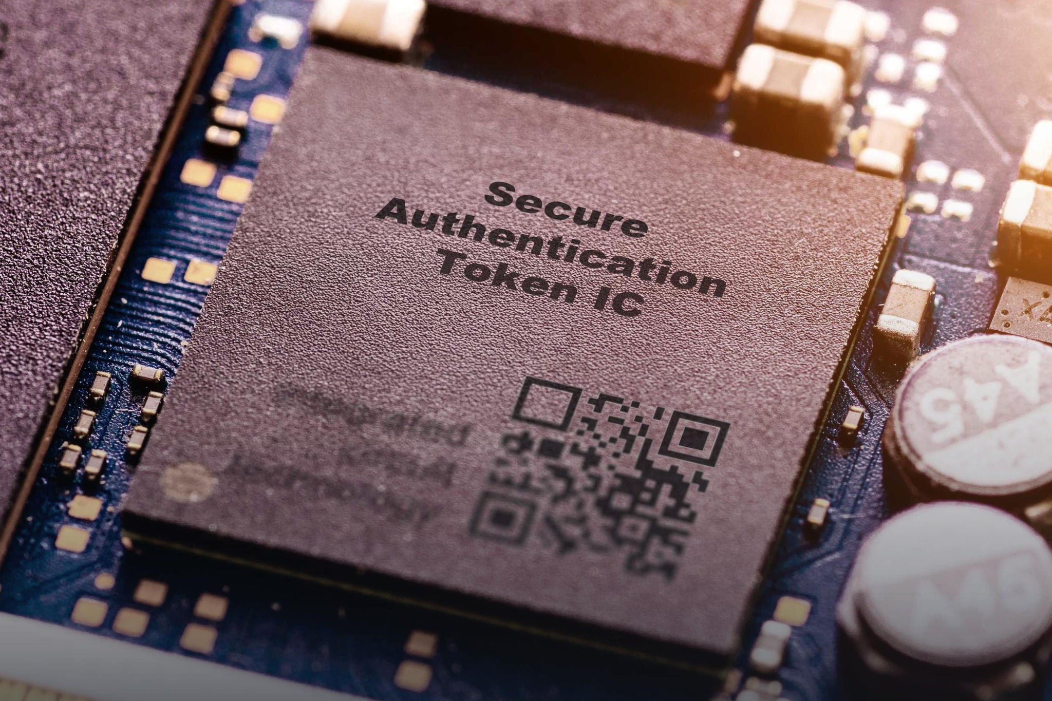 A smiling young woman with headphones and folders, standing outdoors on a college campus.