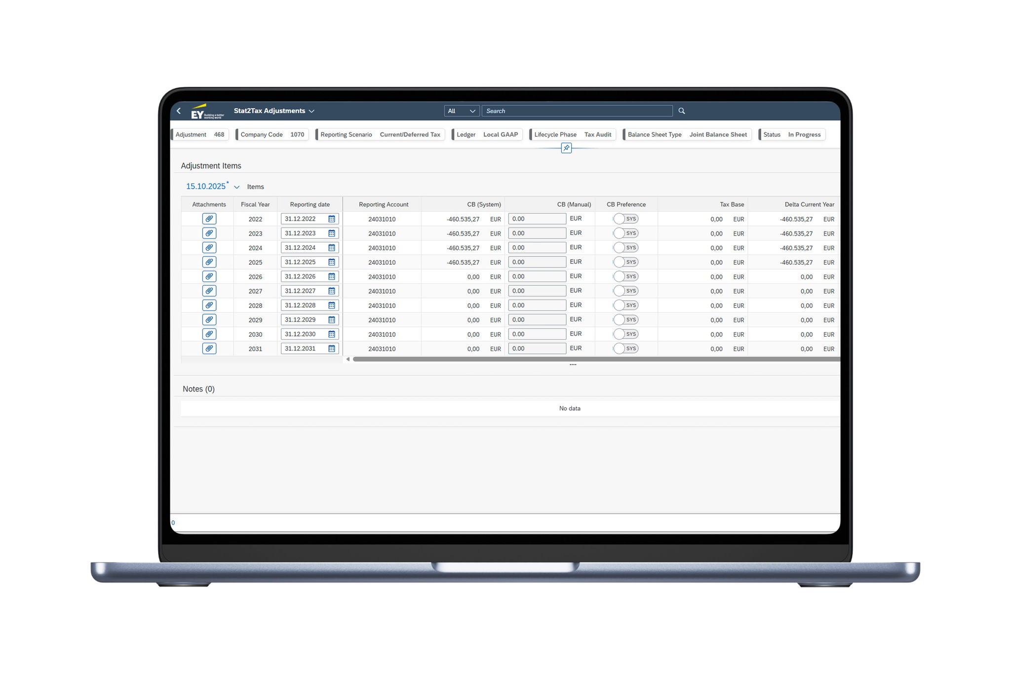 Transformation in SAP S/4HANA für direkte Steuern