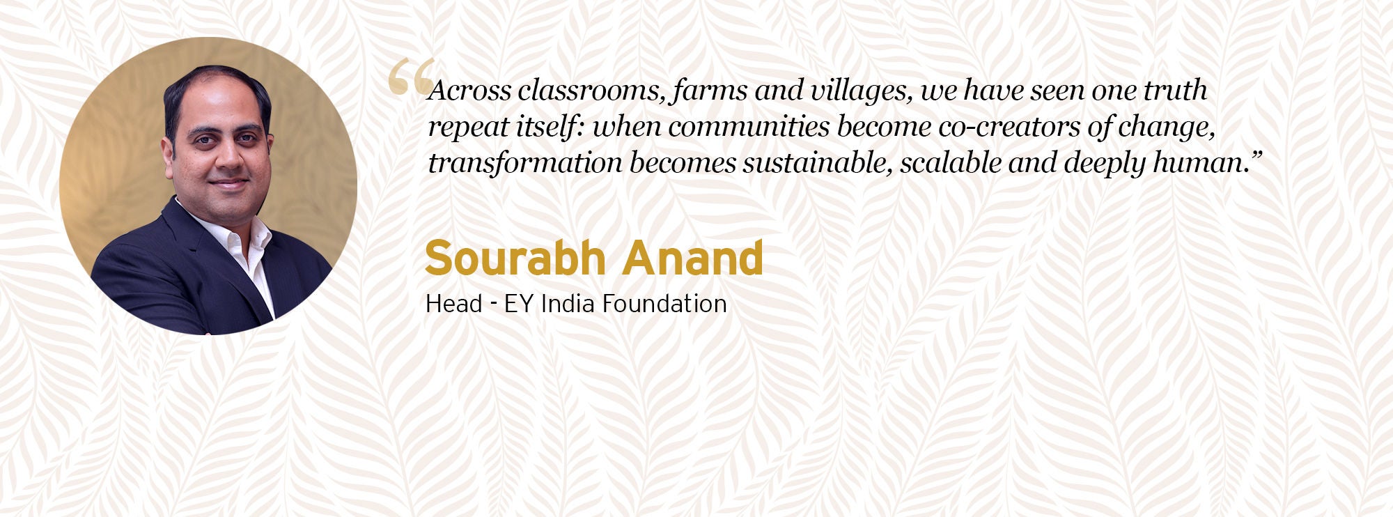 Sourabh Anand quote 