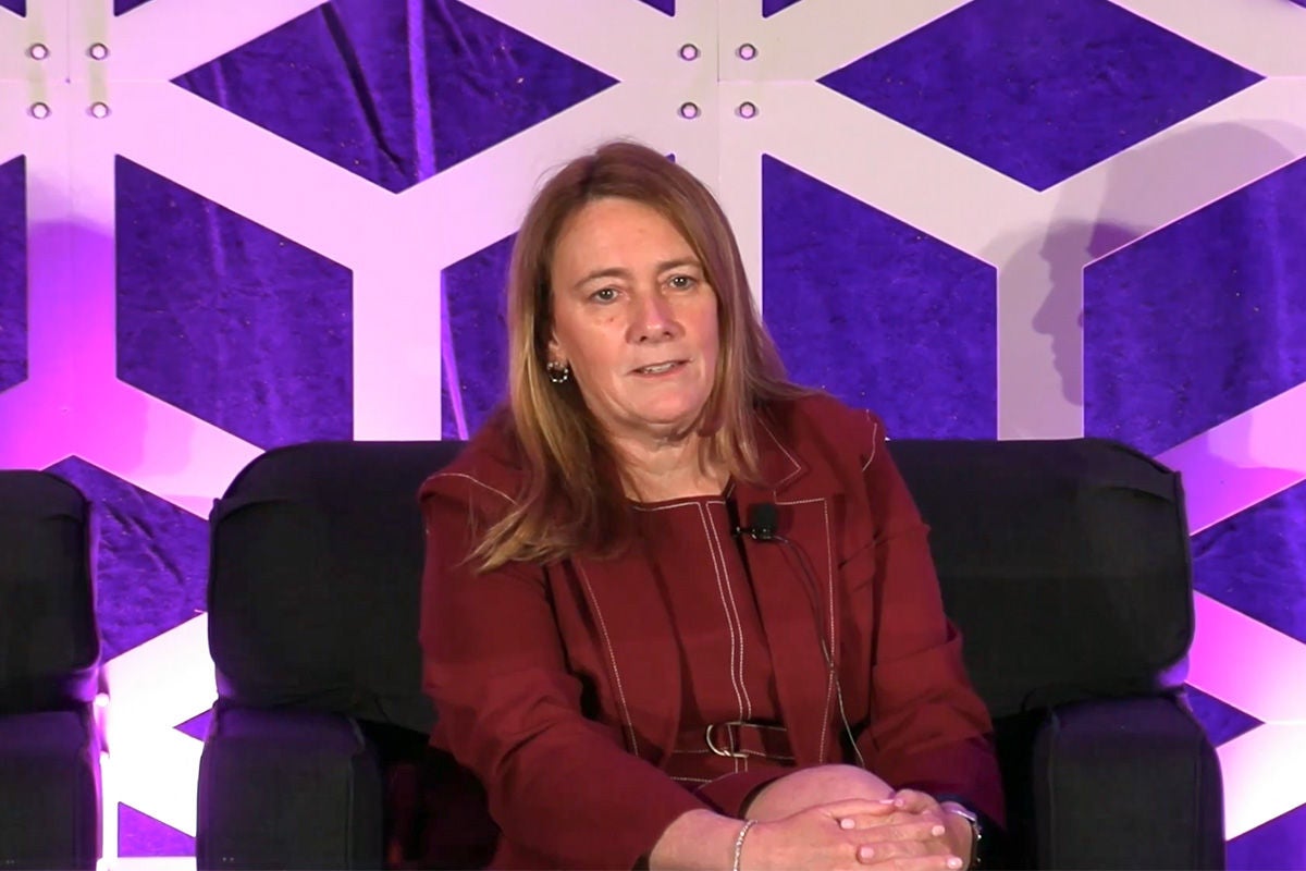 Cidi Doe speaks at a pega event