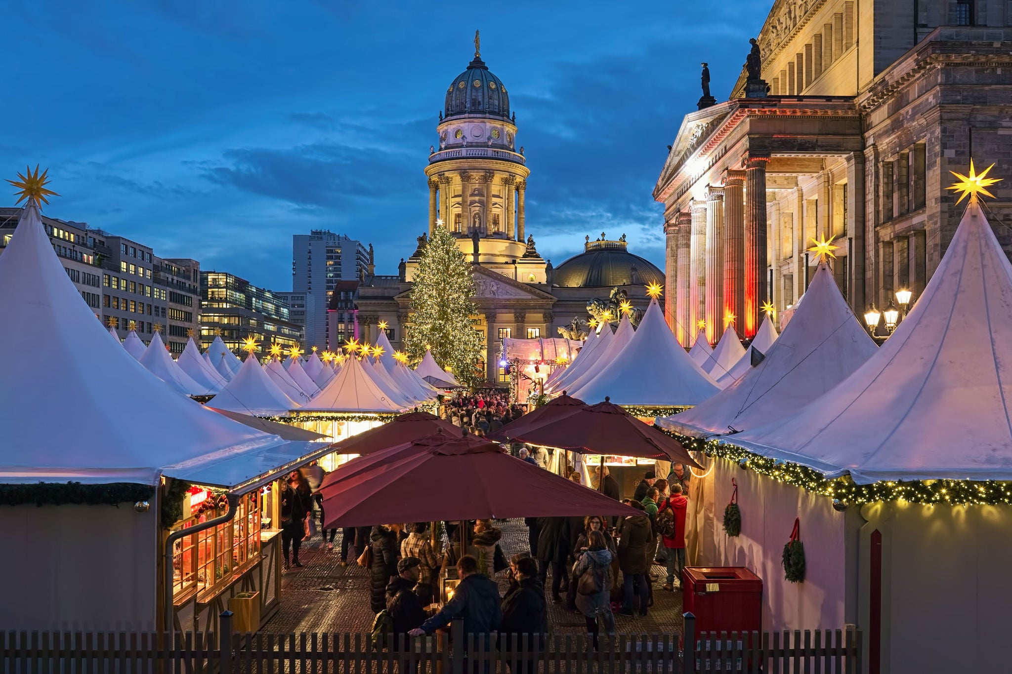 Christmas Market at Gendarmenmarkt in Berlin