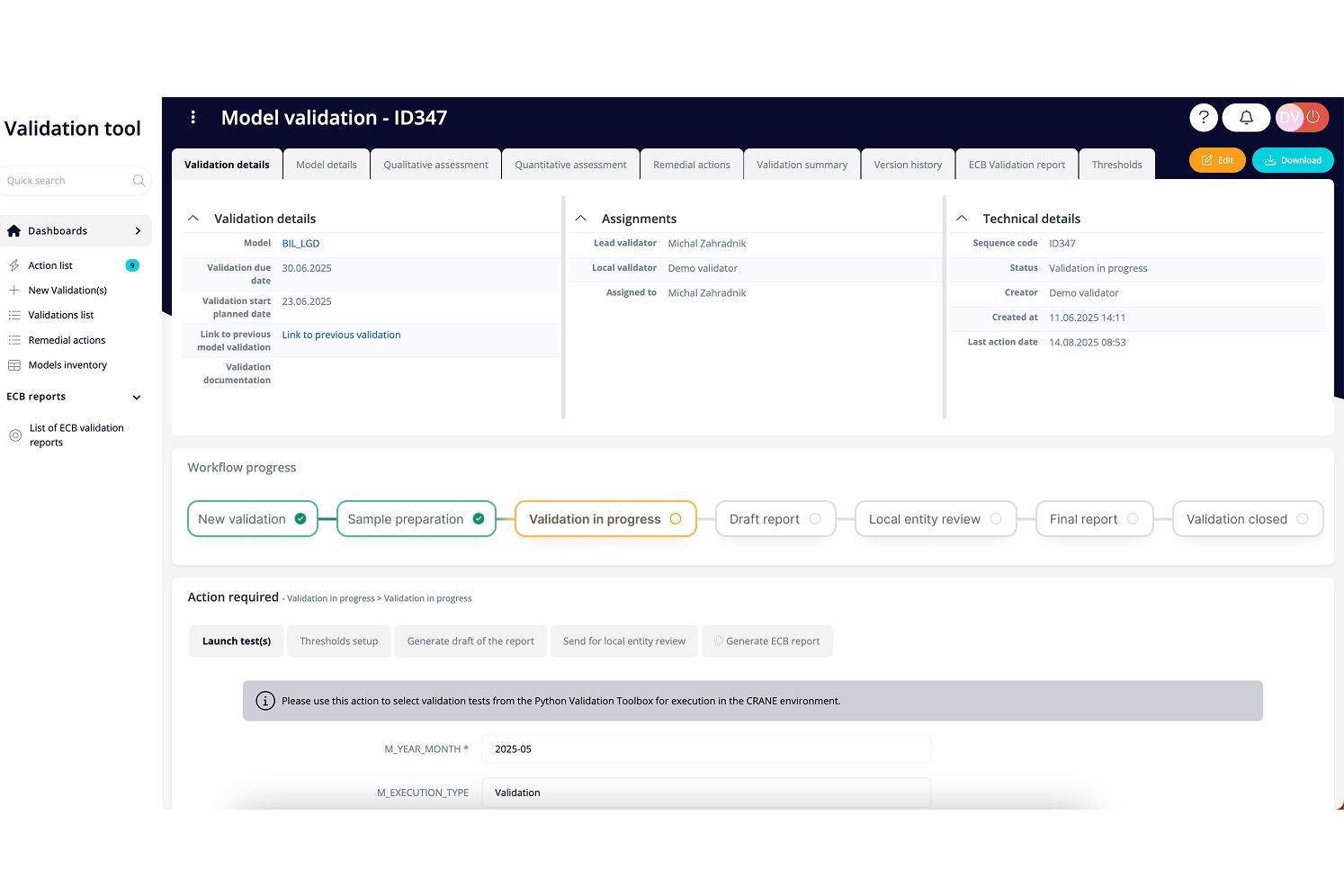 Workflow & methodology