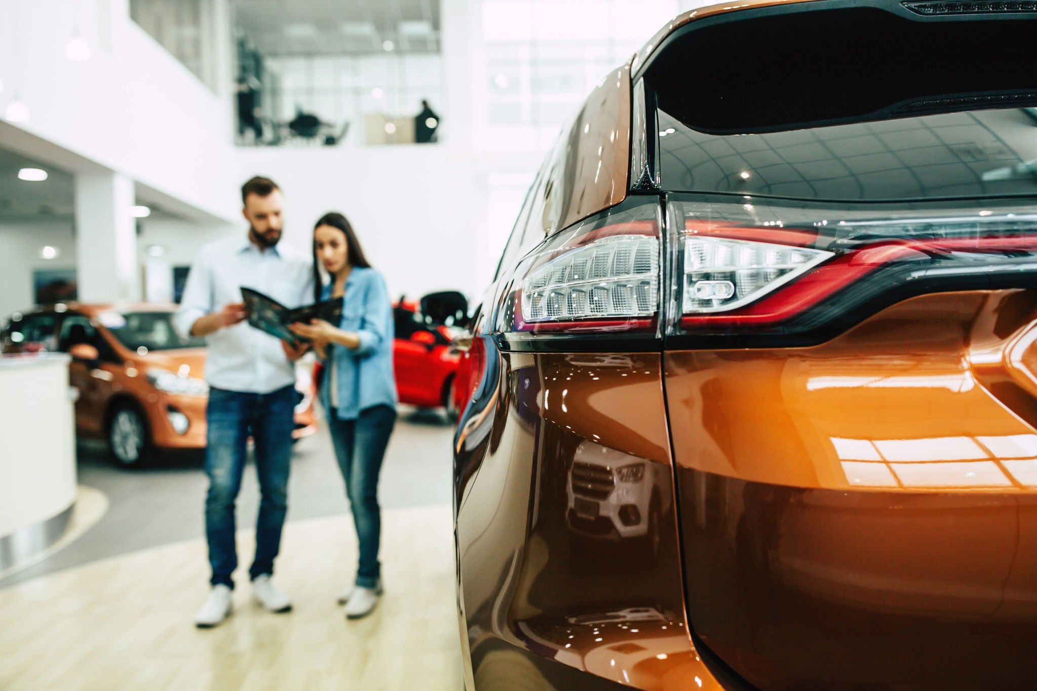 Automotive retail showroom