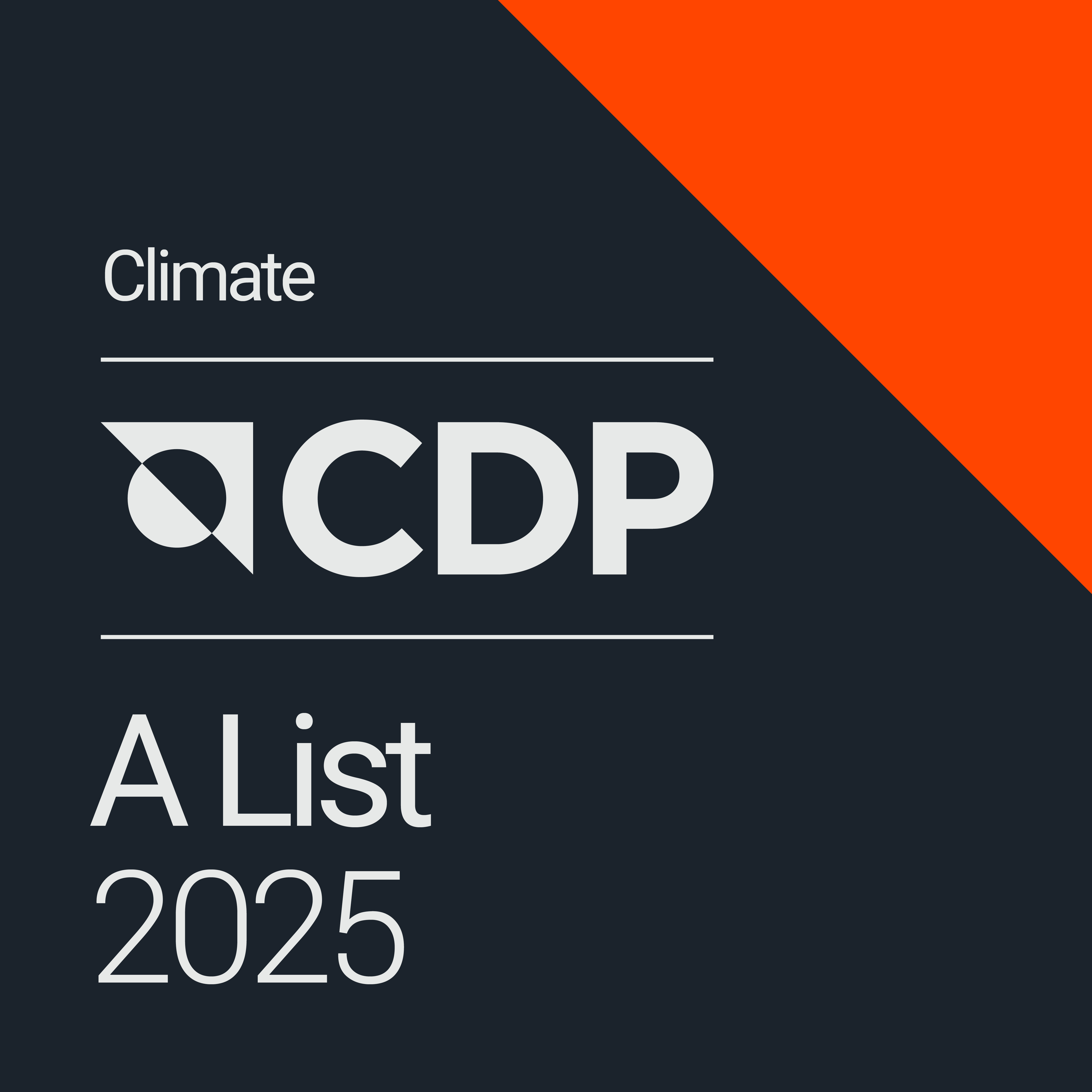 Climate CDP a list 2025