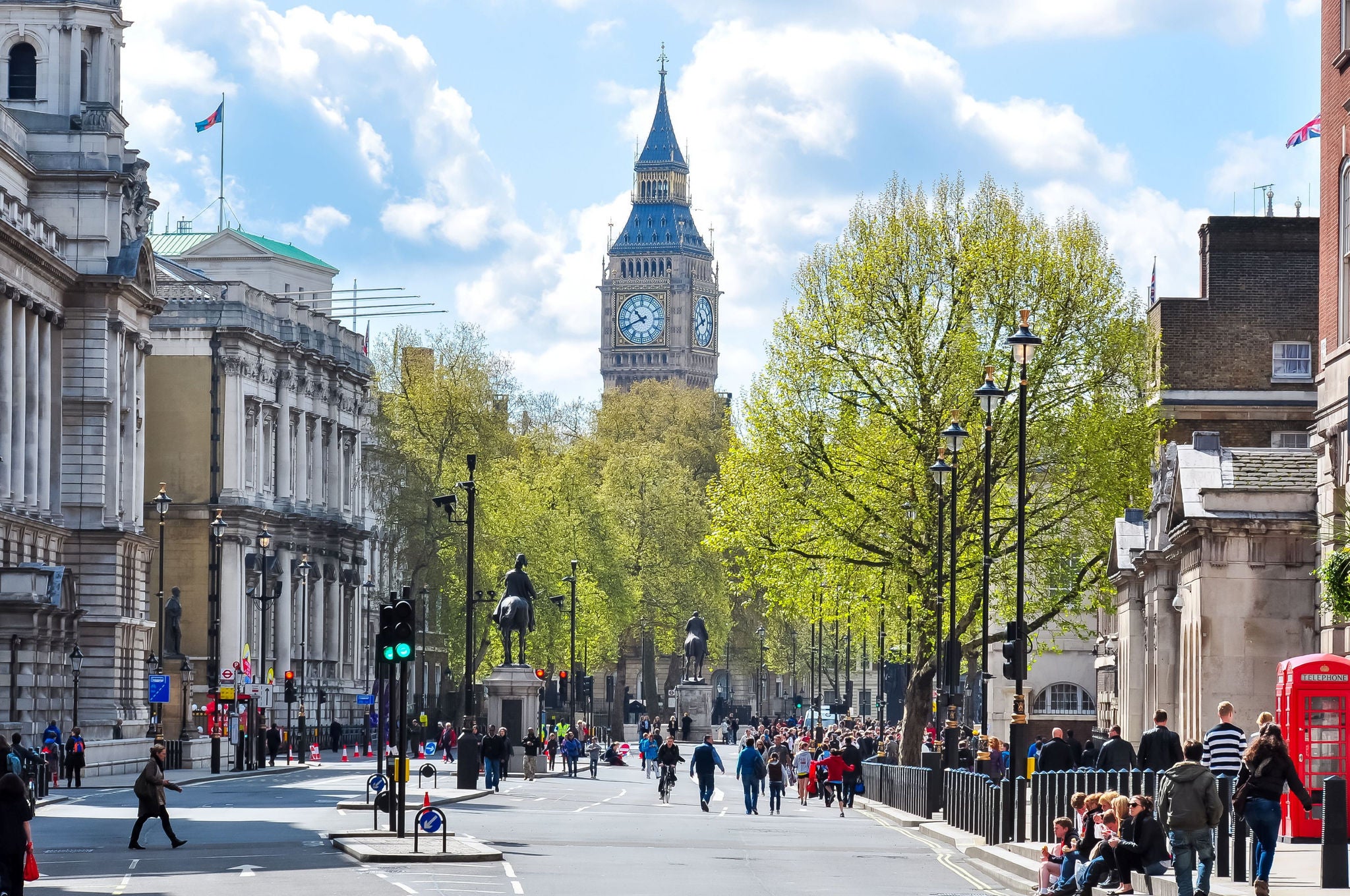 Whitehall street and Big Ben