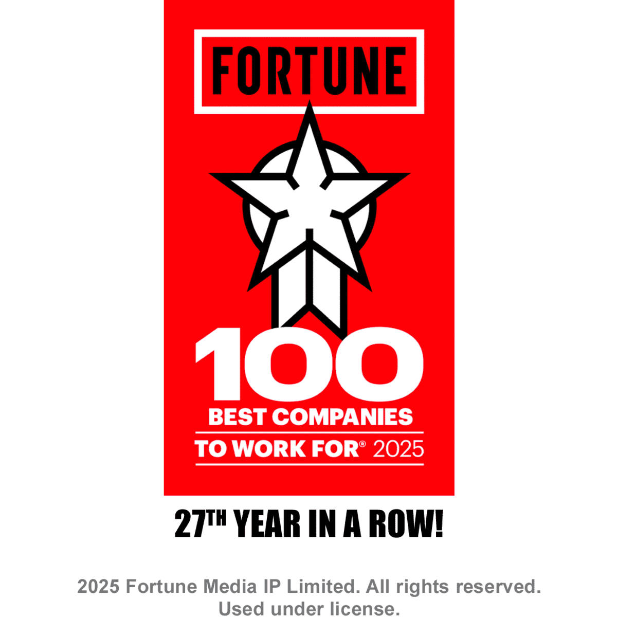 Fortune 100 Best Companies to Work for 2025