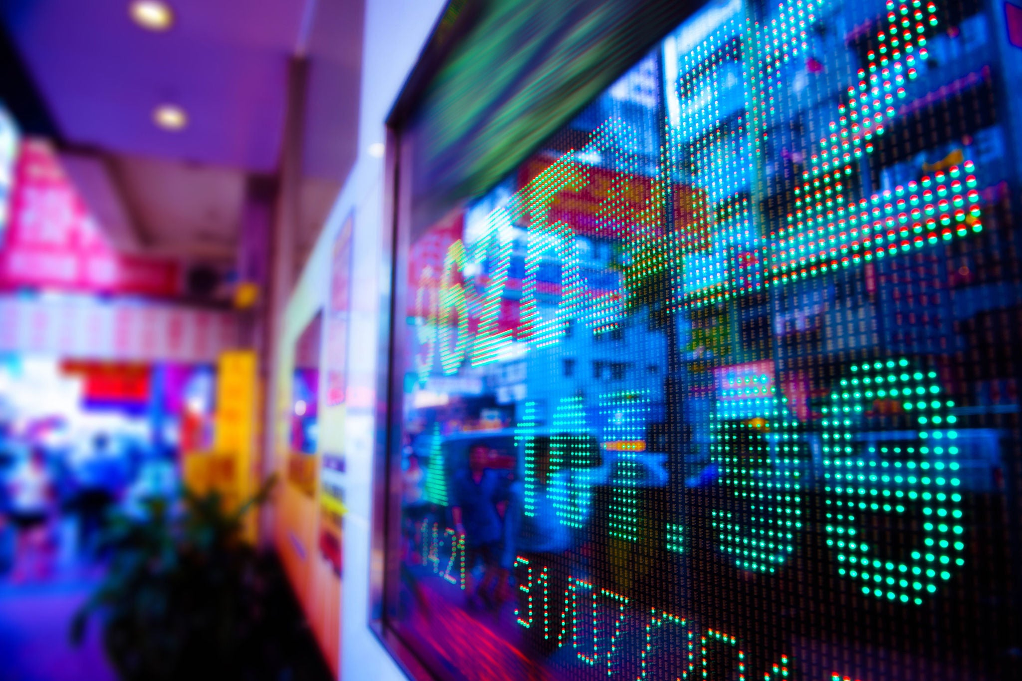 display stock market charts