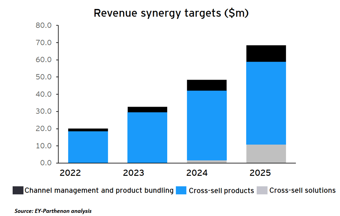 Revenue synergy targets