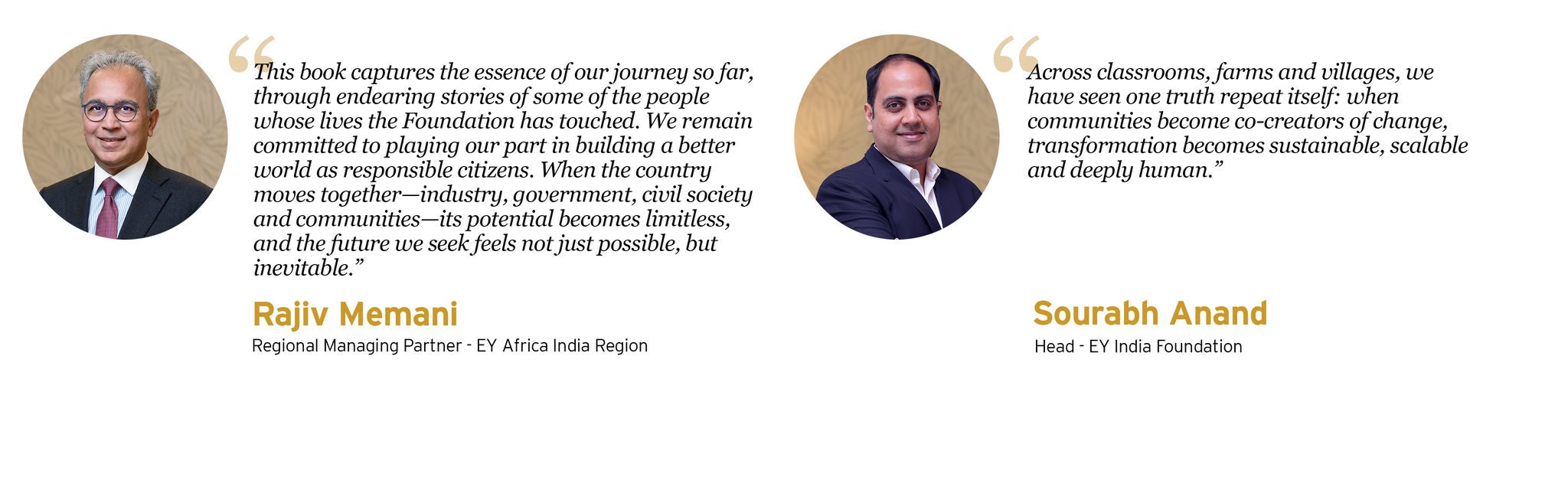 EY Foundation partners quotes