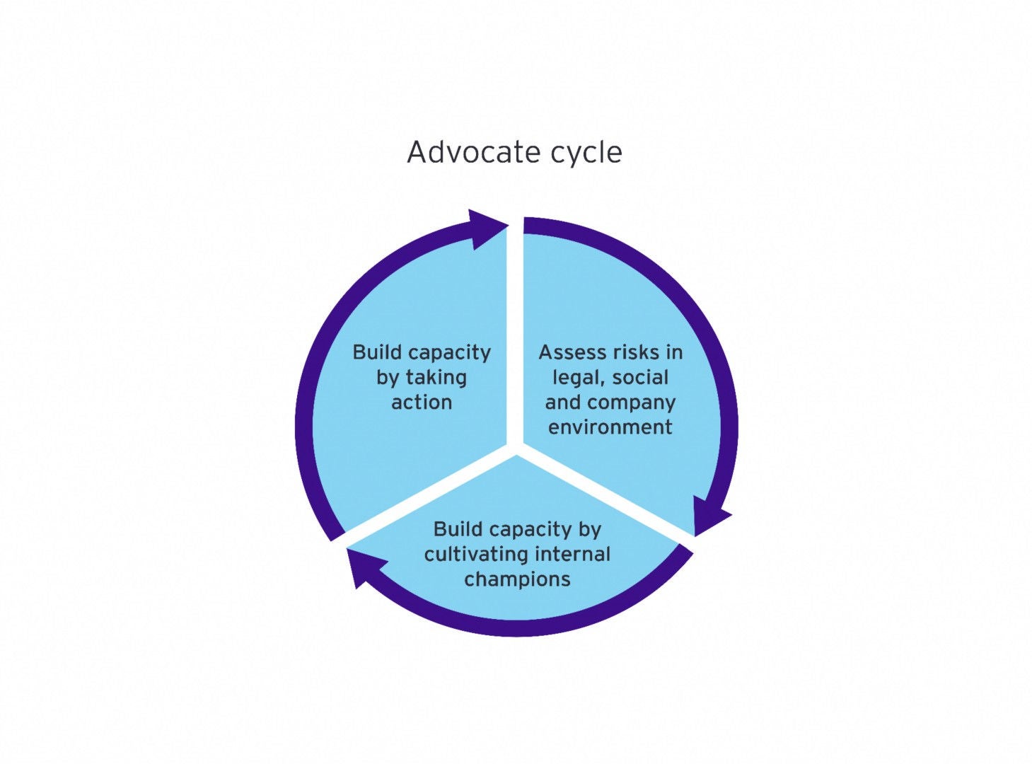 Advoctate cycle graphic