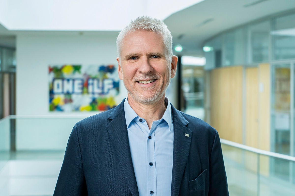 Photographic portrait of Klaus Lässer