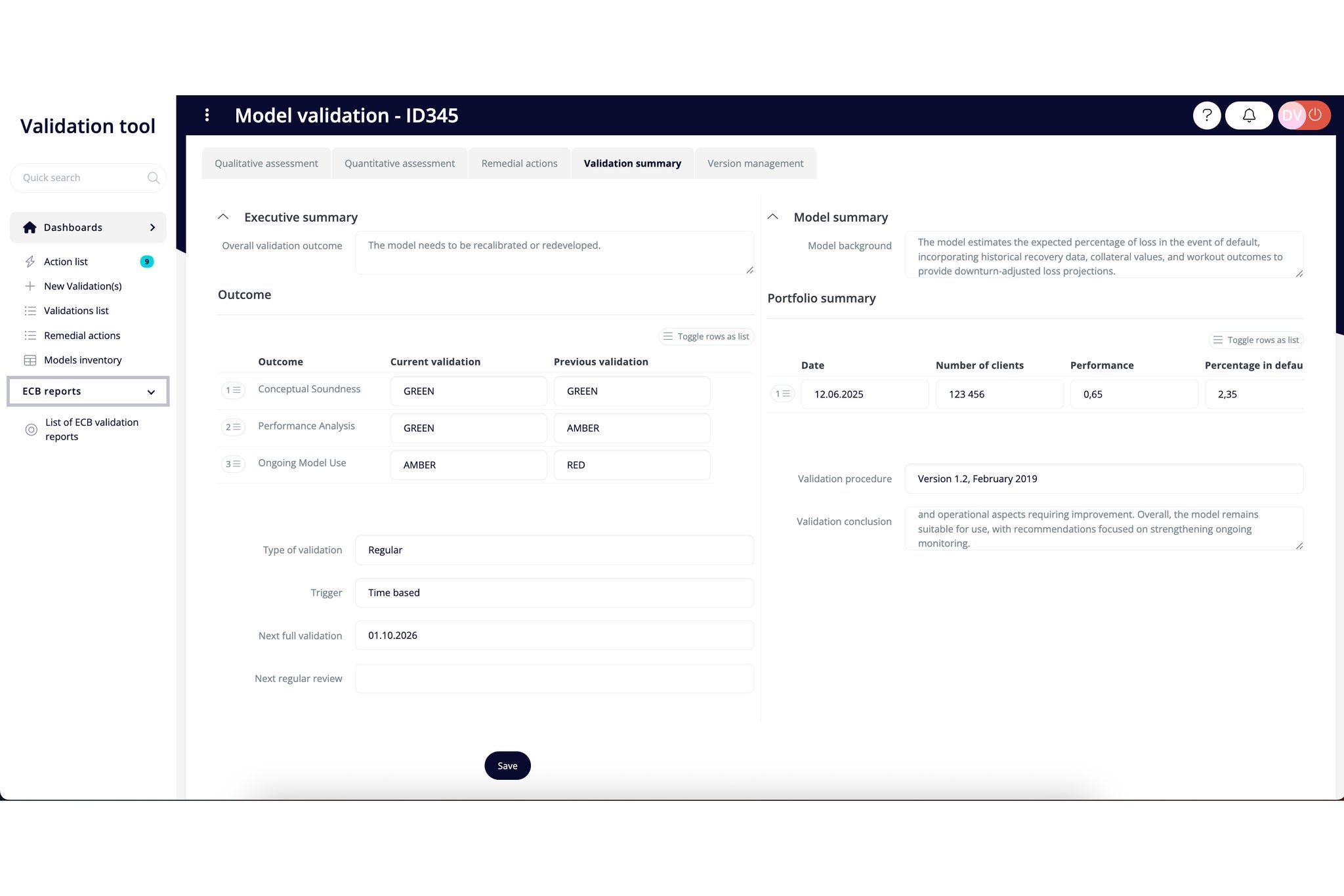 Automated and efficient reporting