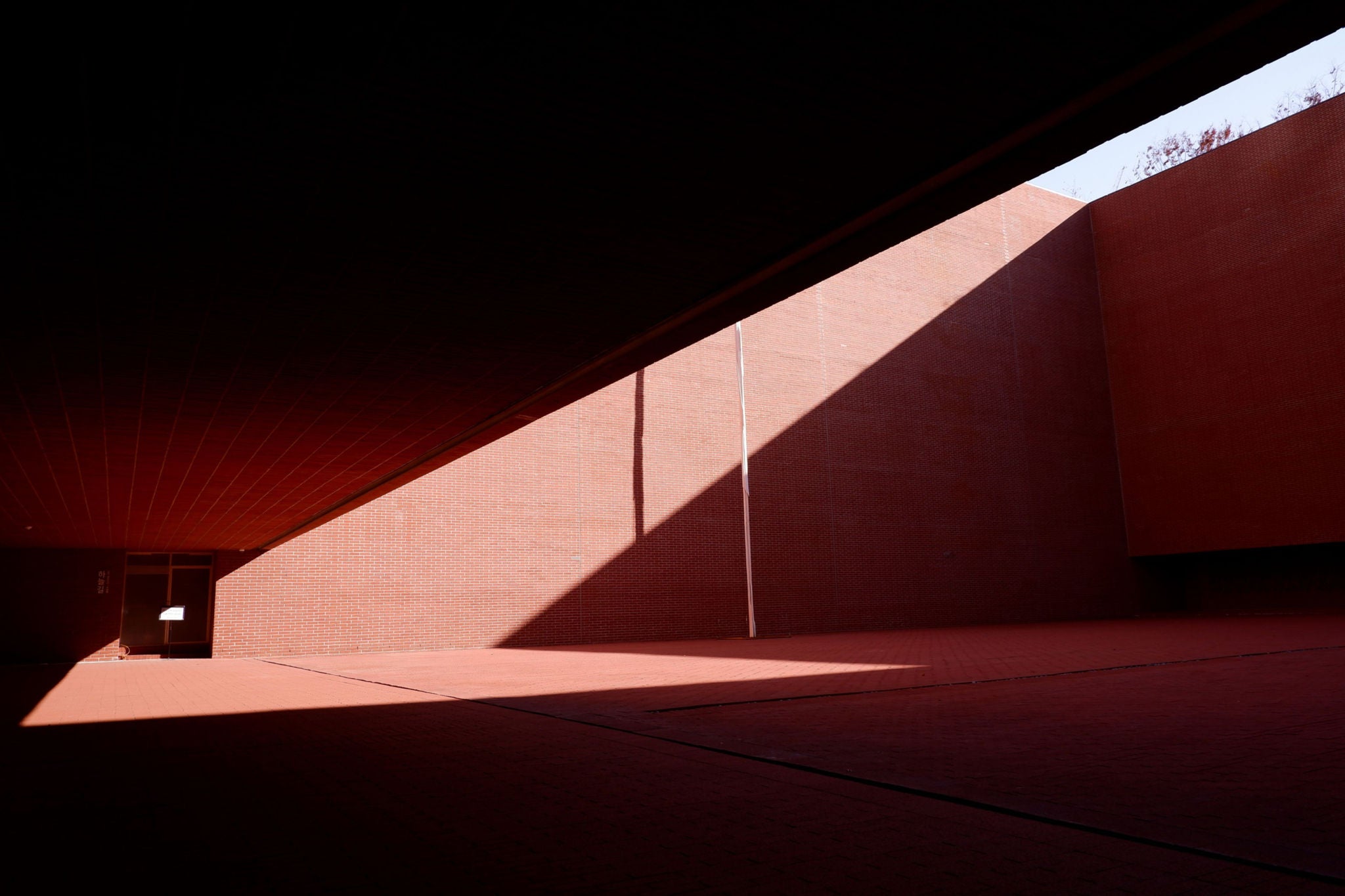 EY  Sunlight in a red room