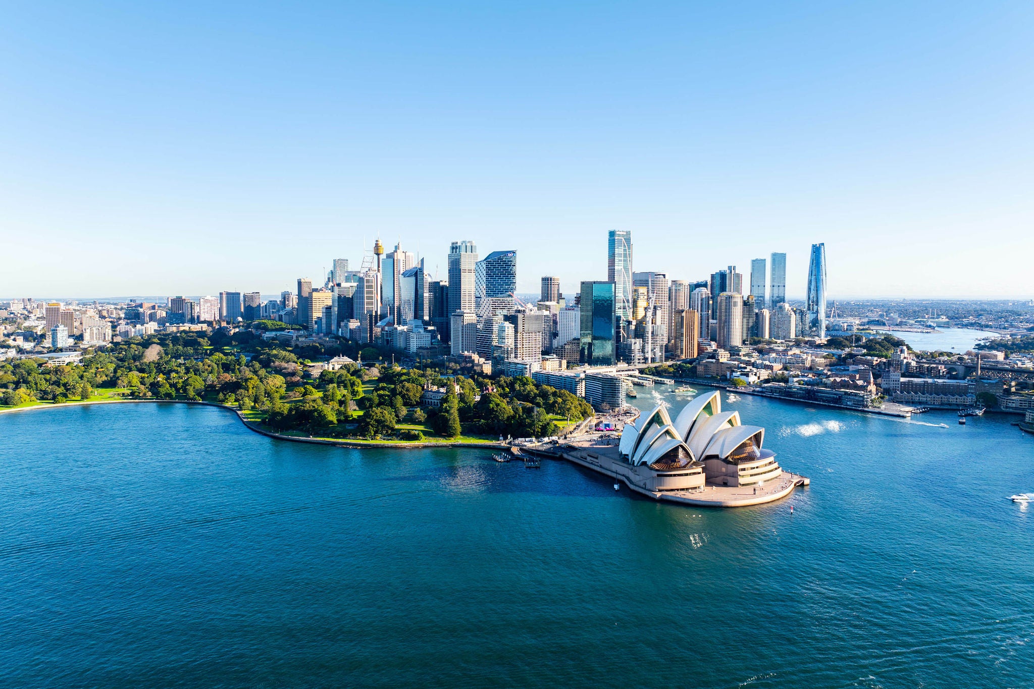 Aerial image of Sydney Opera House
