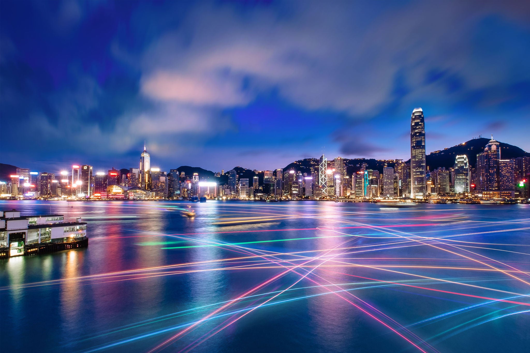 Hong Kong skyline 