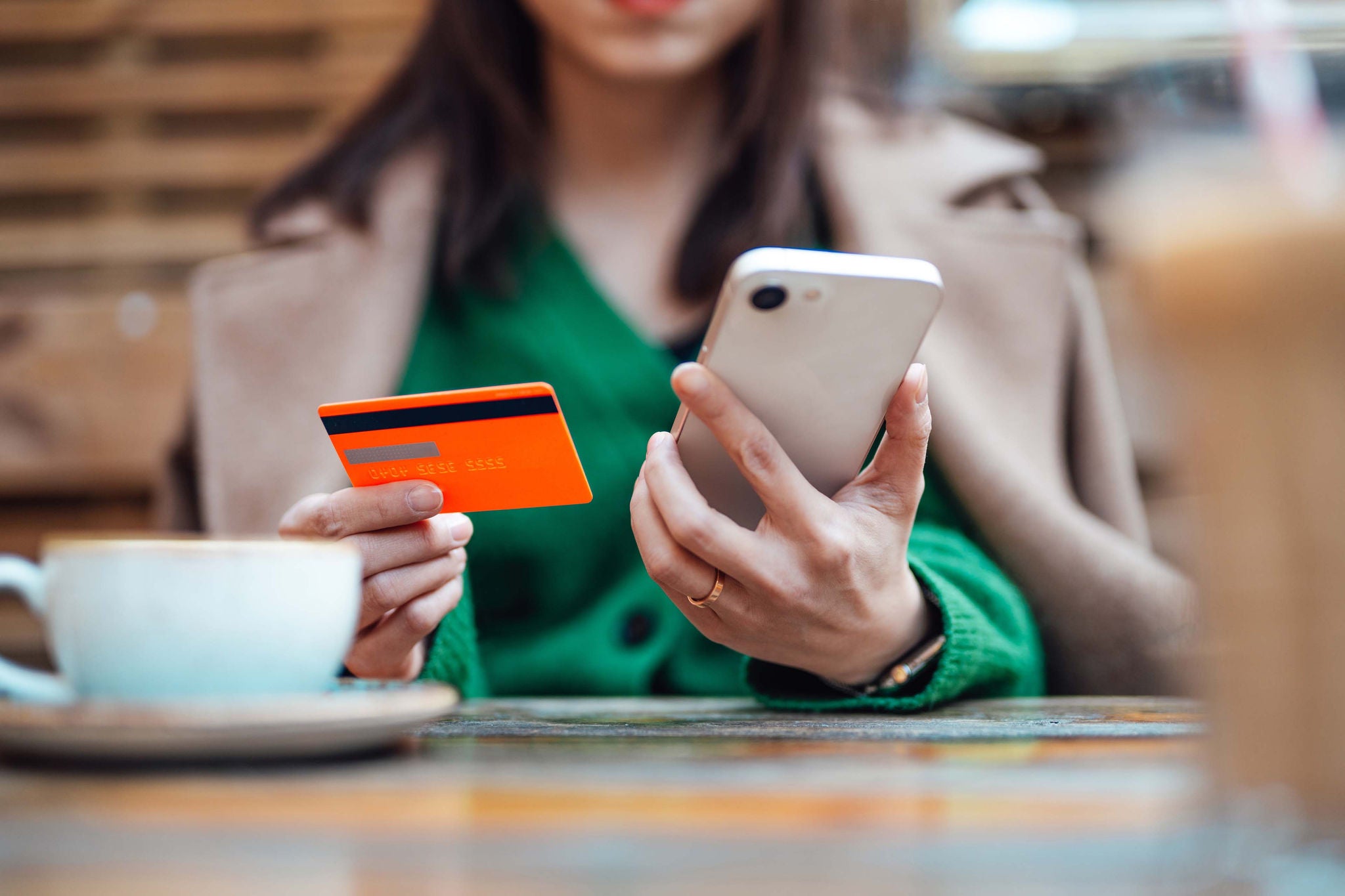 online payment smartphone credit card