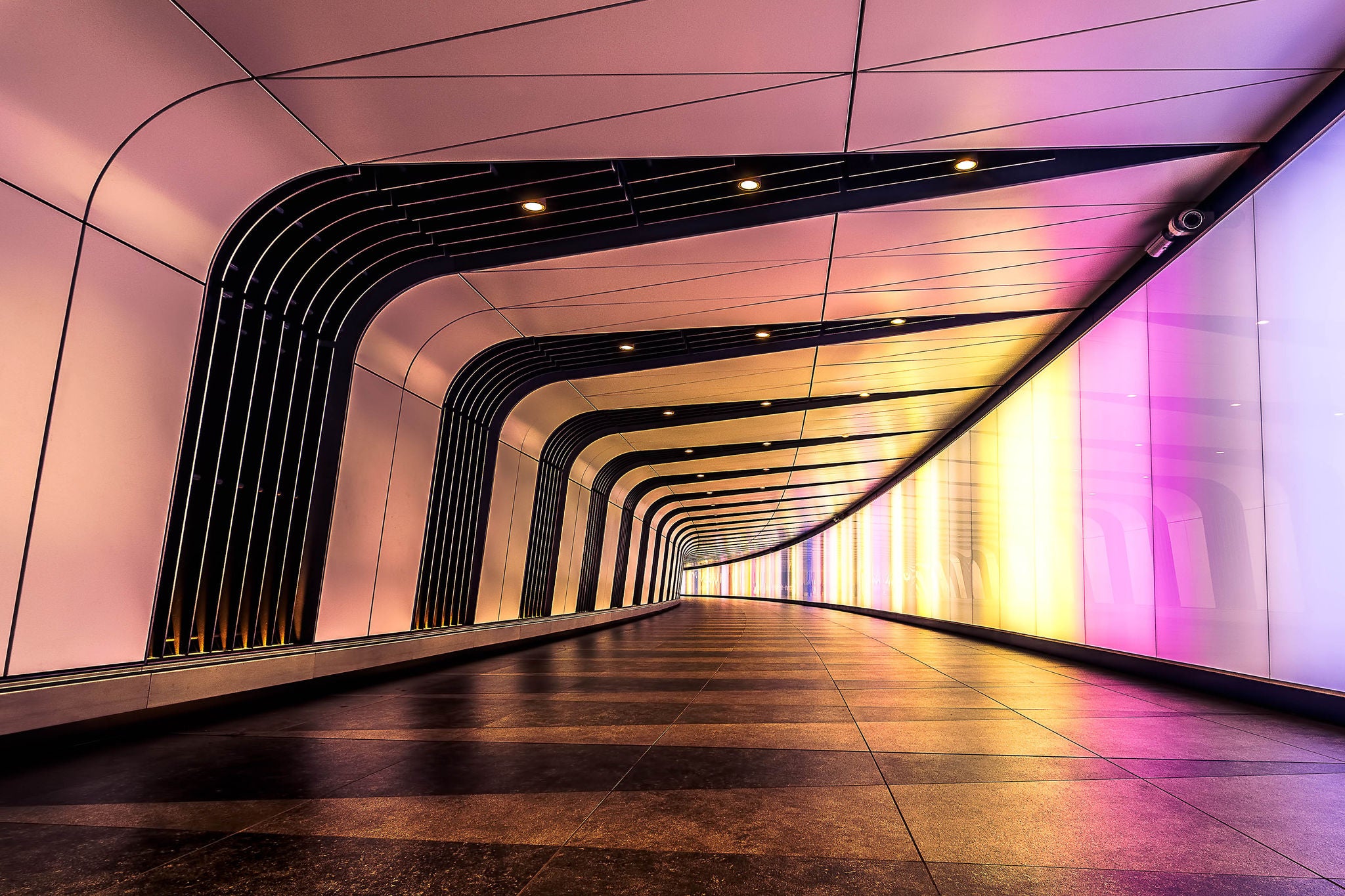 ey london underground walkway