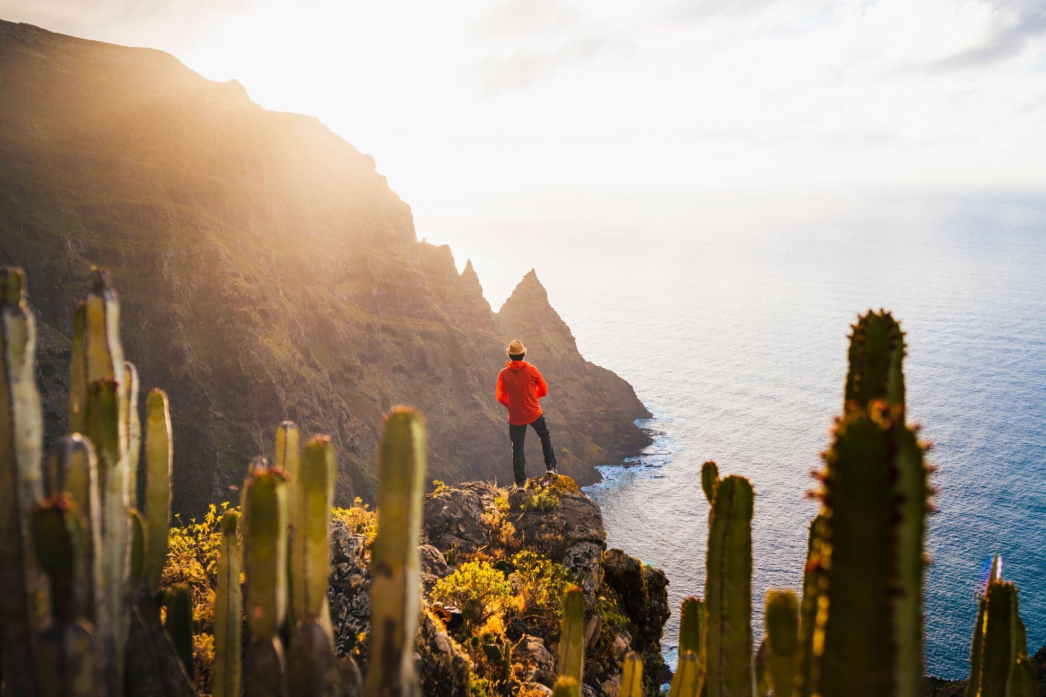tourist standing on a cliff in the anaga coast spain.jpg