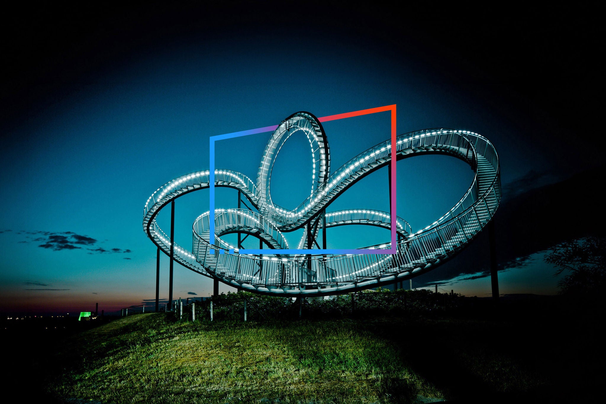 Tiger and Turtle – an art installation and landmark in Duisburg, Germany.