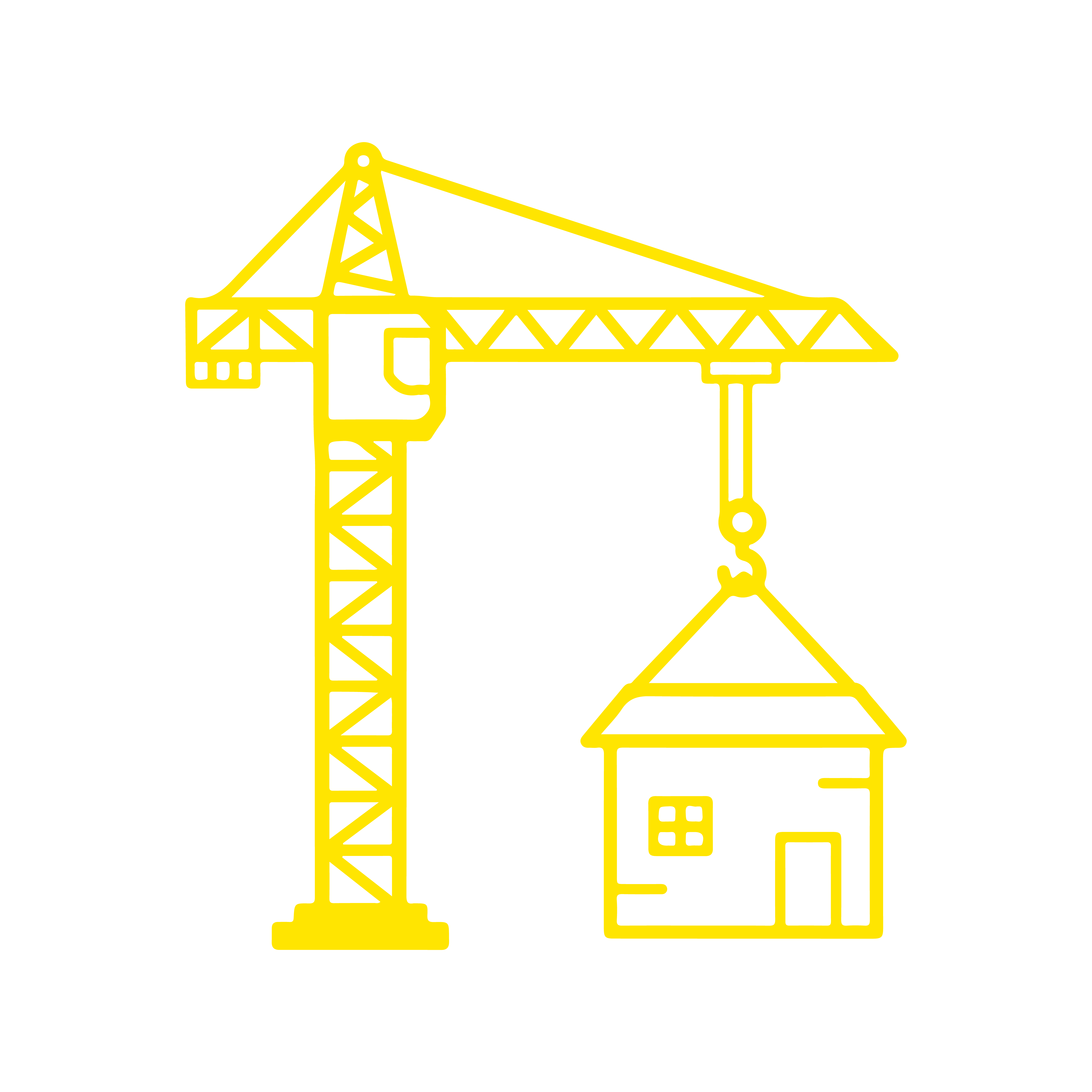 Gayrimenkul, turizm ve inşaat sektörü ikonu