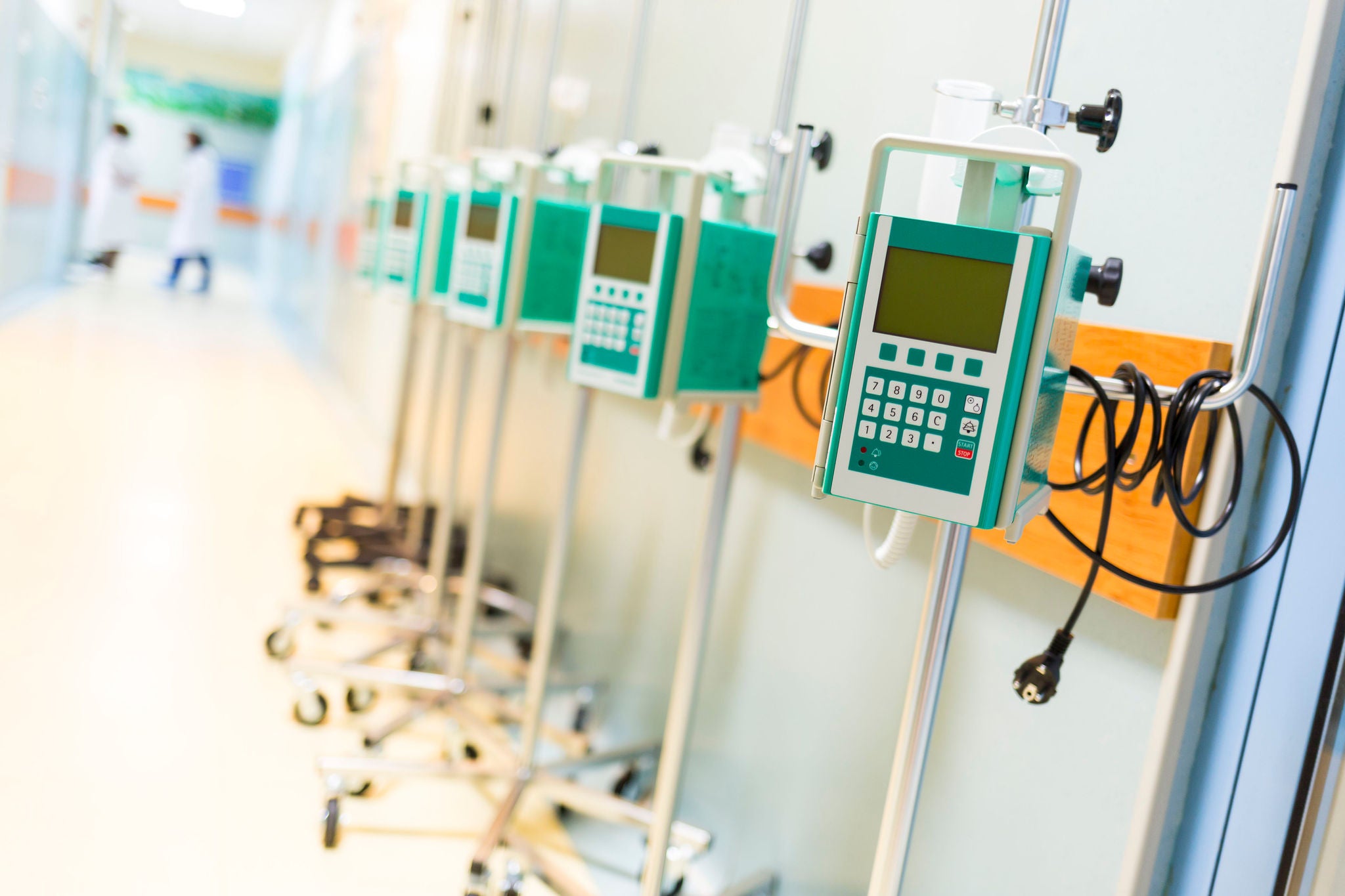 An infusion pump infuses fluids, medication or nutrients into a patient's circulatory system. It is generally used intravenously, although subcutaneous, arterial and epidural infusions are occasionally used.
