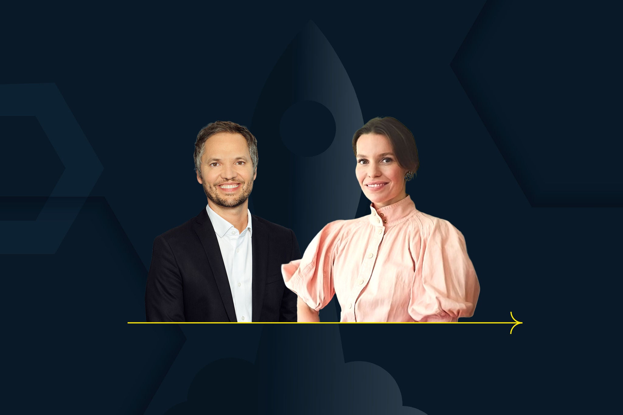 Clemens Nachbauer (EY) und Natascha Fürst (Female Founders) im "Höher hinaus"-Podcast