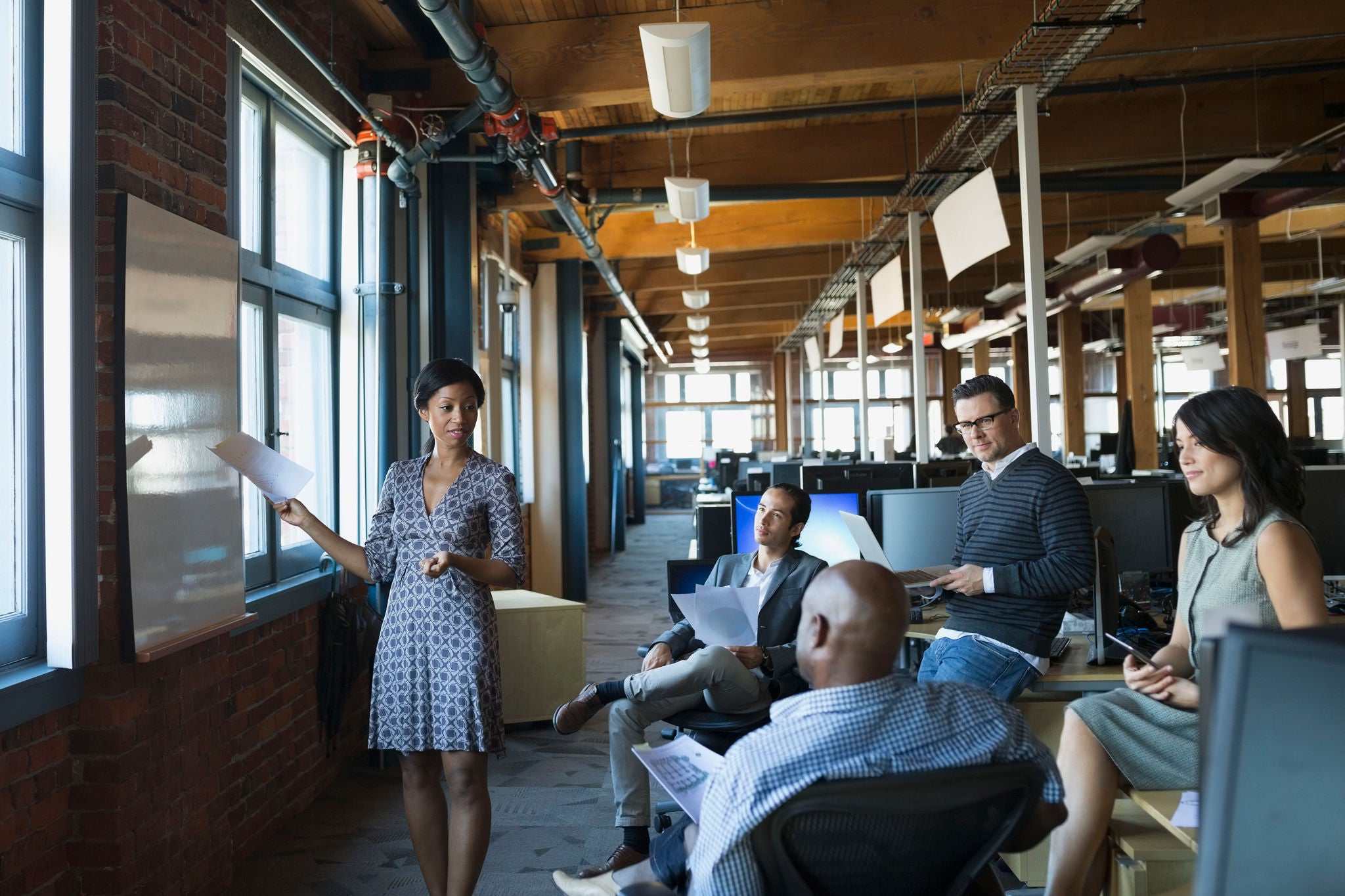 people meeting whiteboard office
